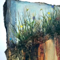 Roots I, peinture suédoise de paysage et de plantes par Ann-Helen English