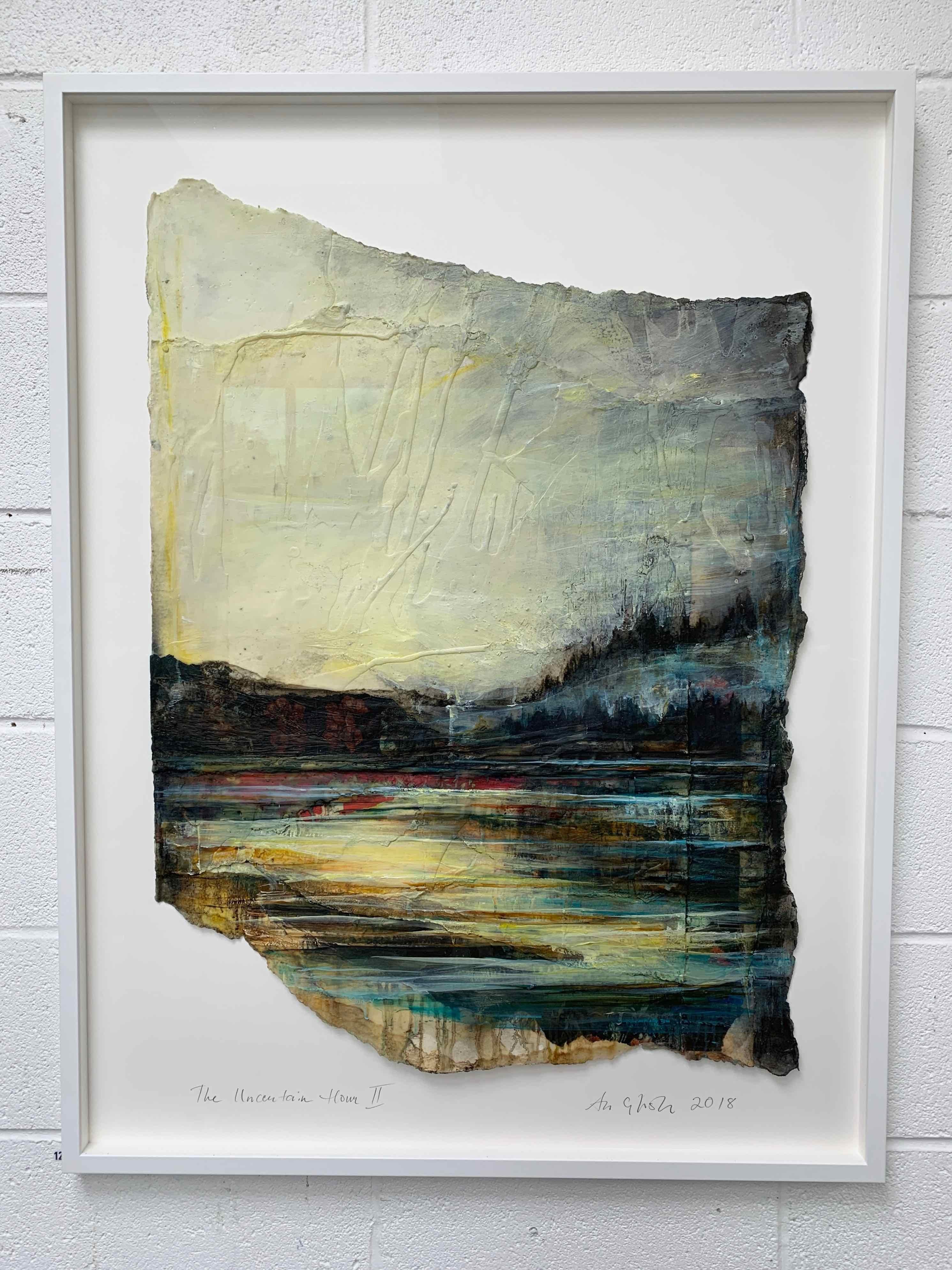 The Uncertain Hour II: Swedish Landscape Painting by Ann-Helen English For Sale 1