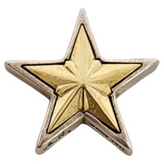 Ann King Sterling Silver 18K Gold Accent Star Pendant #16714