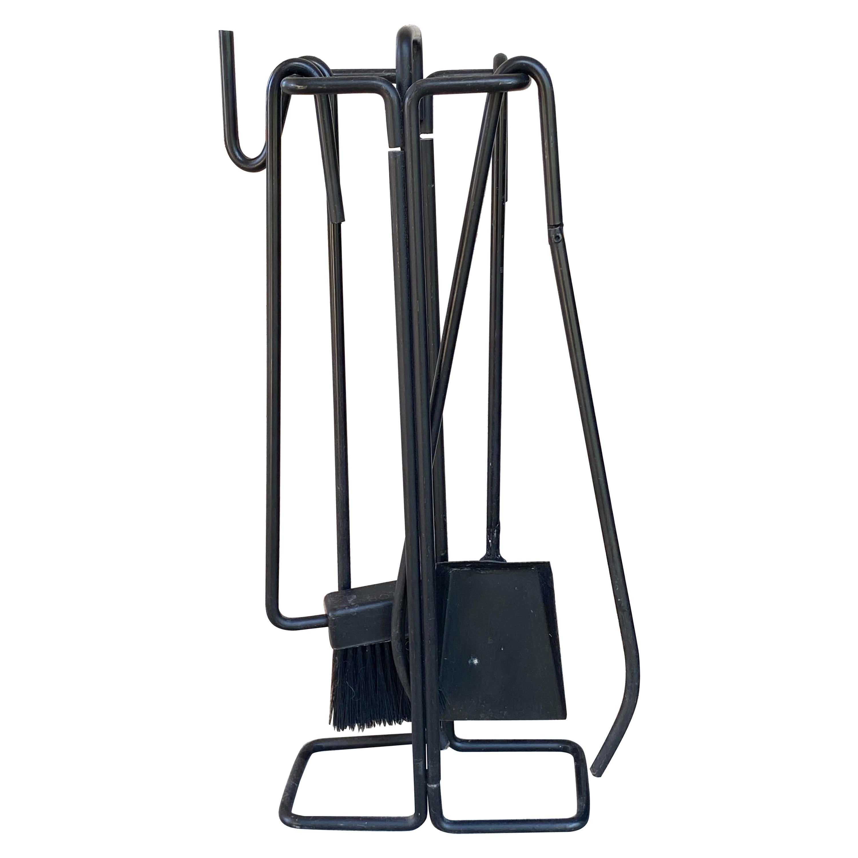 Set moderno di strumenti per caminetto Ann Maes