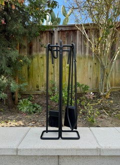 Ann Maes Modernist Fireplace Tools for Mace-Line, c.1977