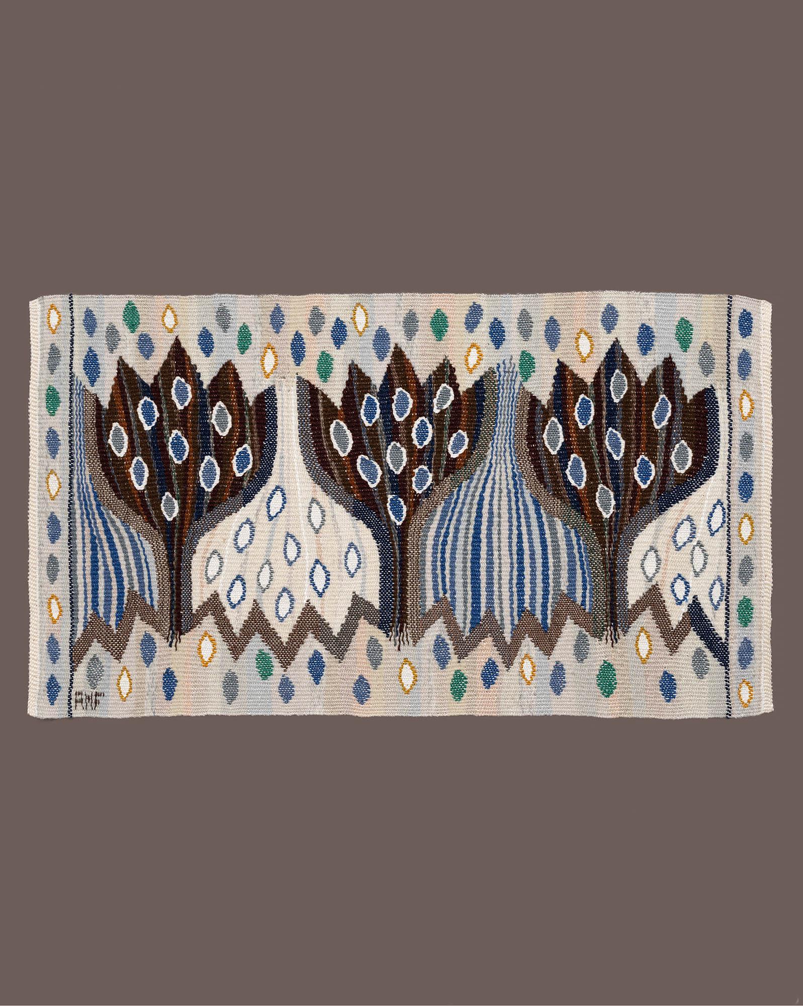 Mid-Century Modern Ann-Mari Forsberg handwoven tapestry 