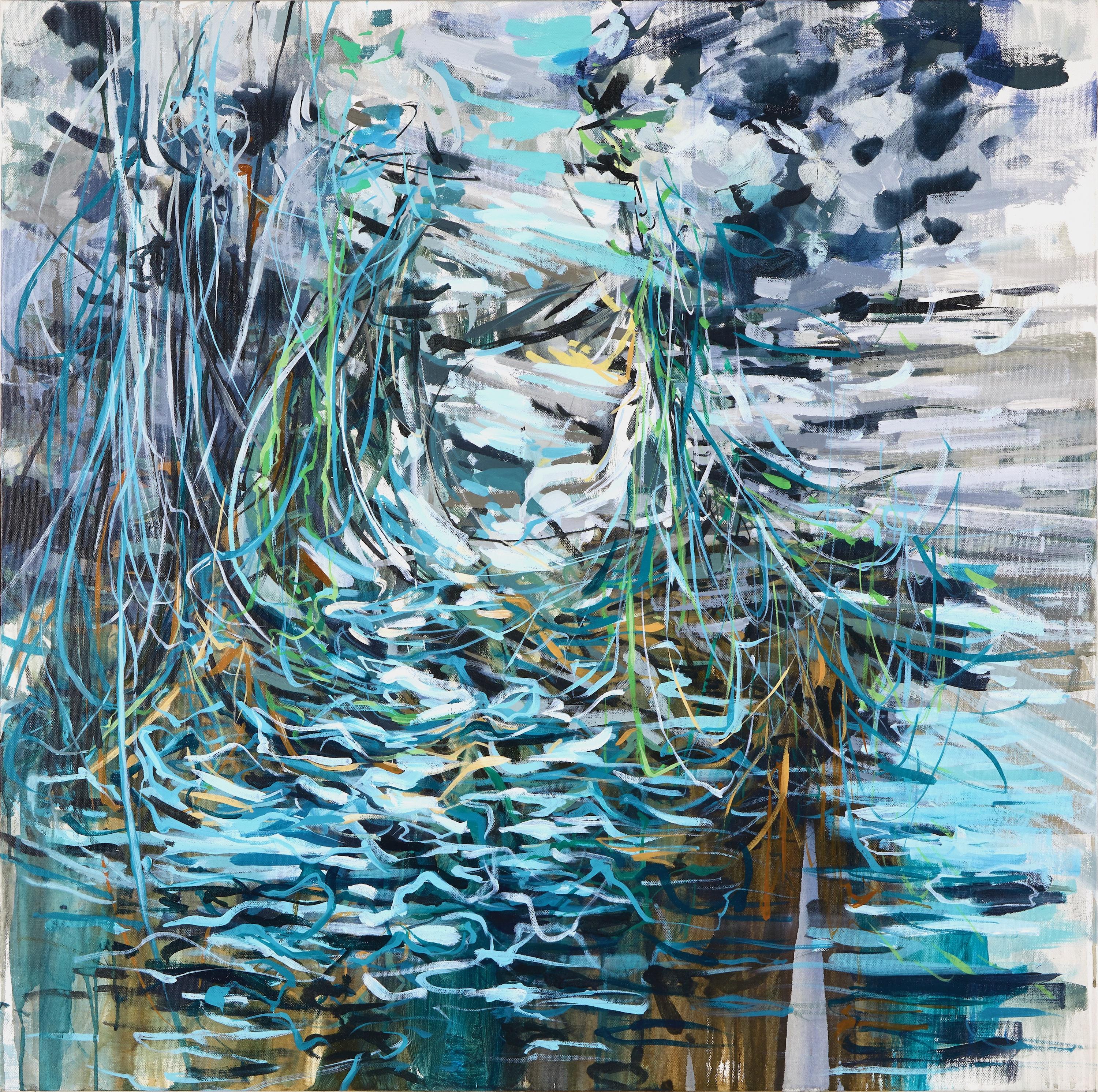Ann Marie Auricchio Abstract Painting - Cascade