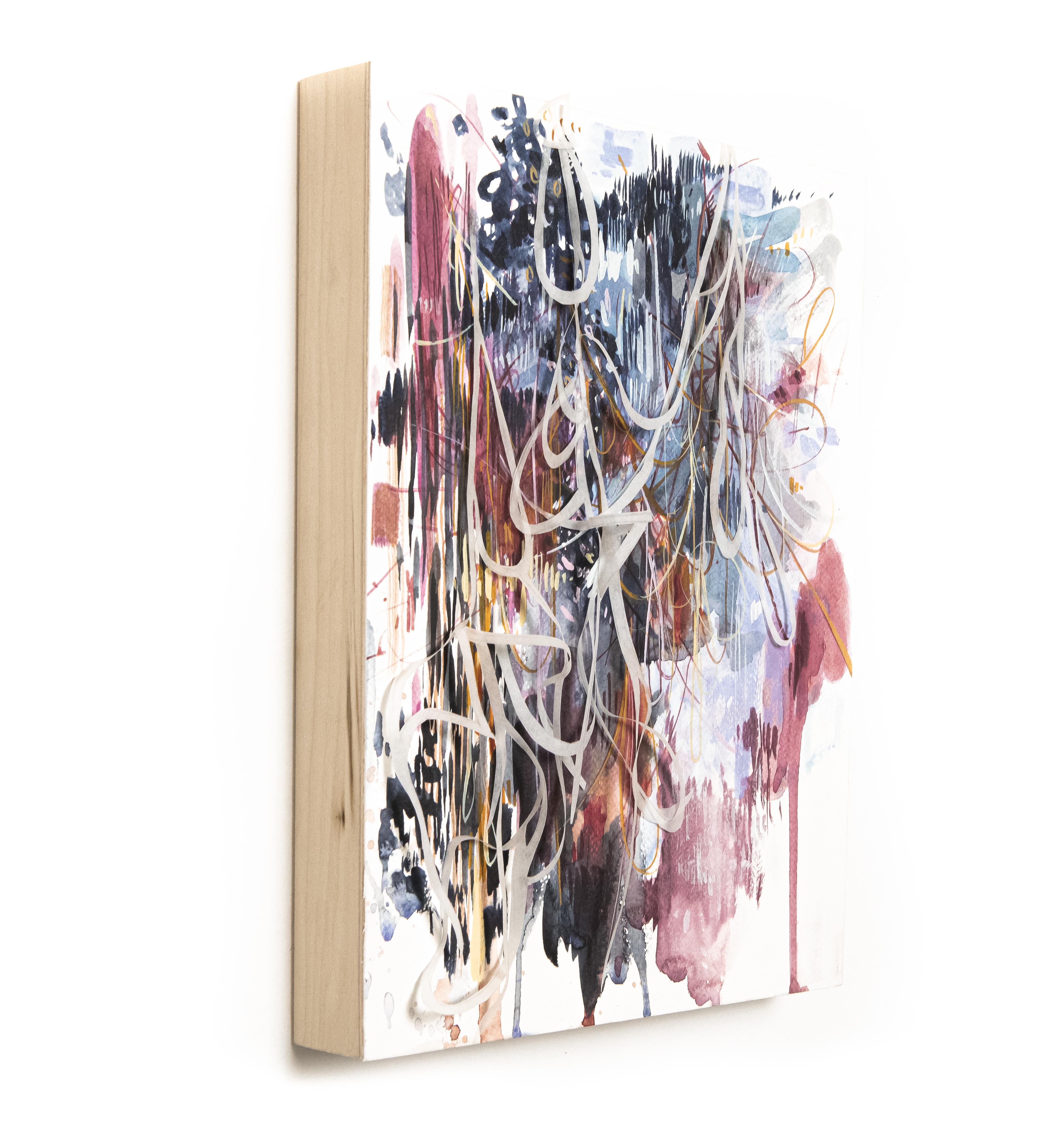 Navigare tra tempeste e ombre #6 - Painting di Ann Marie Auricchio