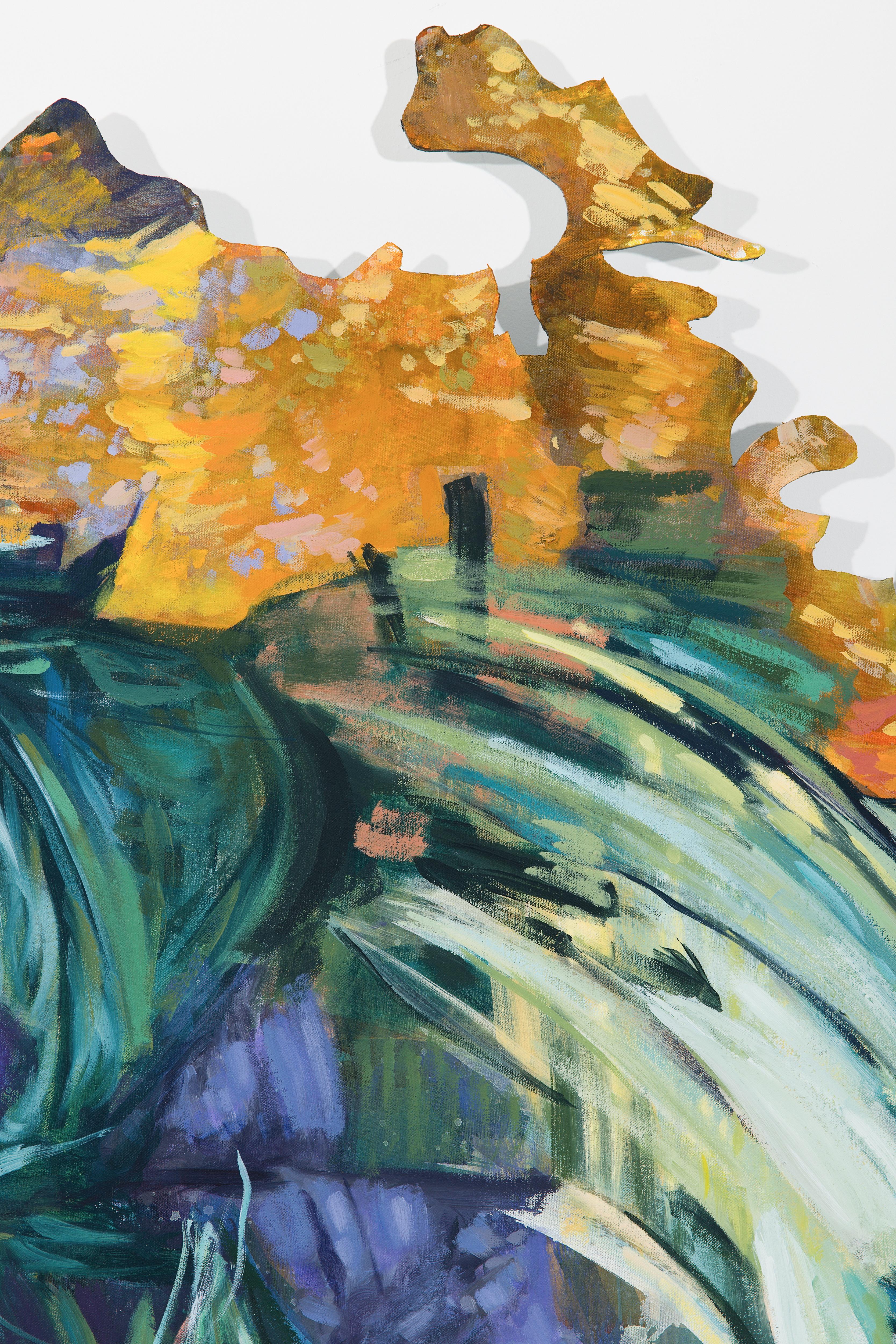The Omnipresence of Matter, Spirits, and Bewilderment - Painting by Ann Marie Auricchio