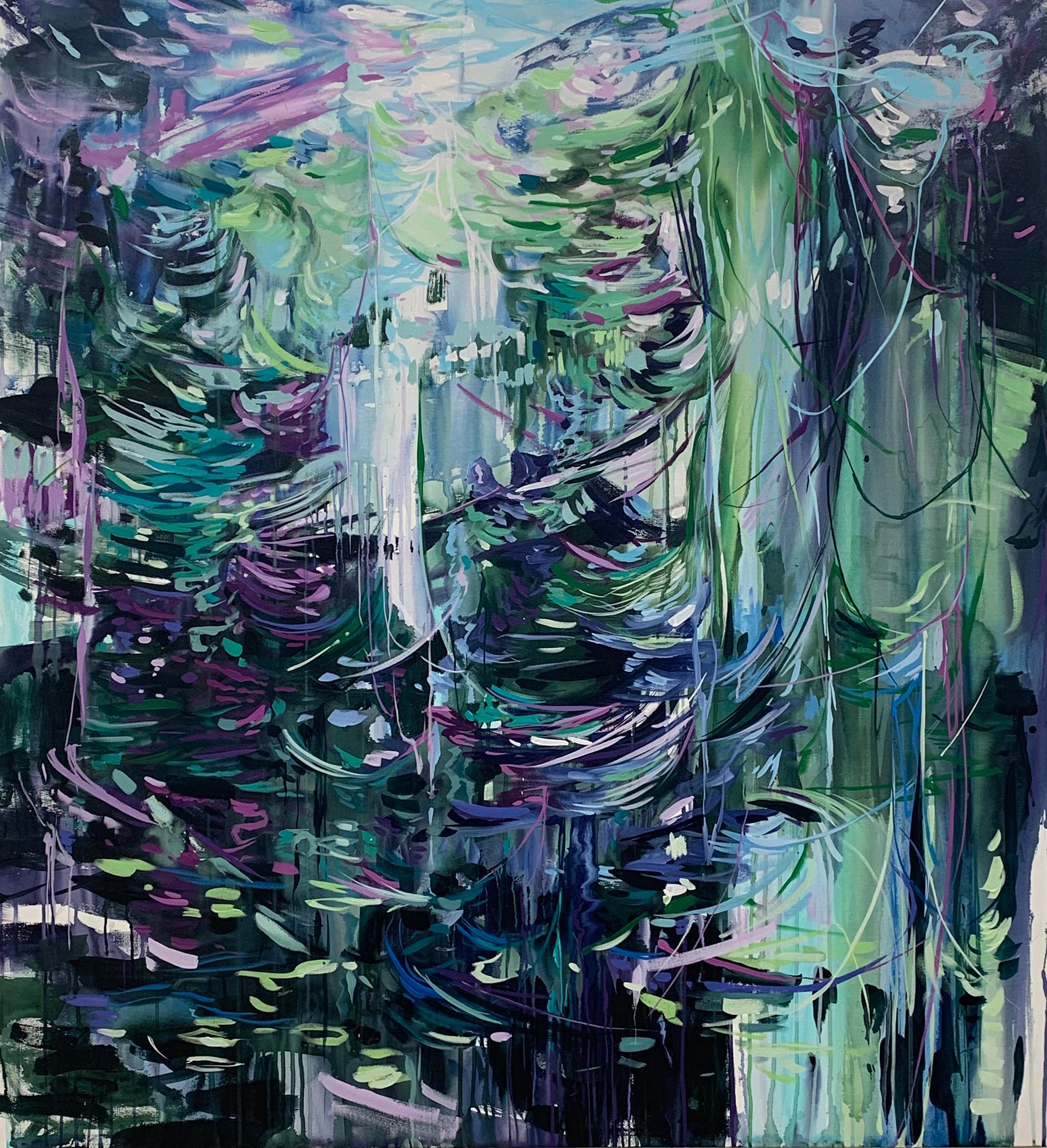 Ann Marie Auricchio Abstract Painting - Whirlpool
