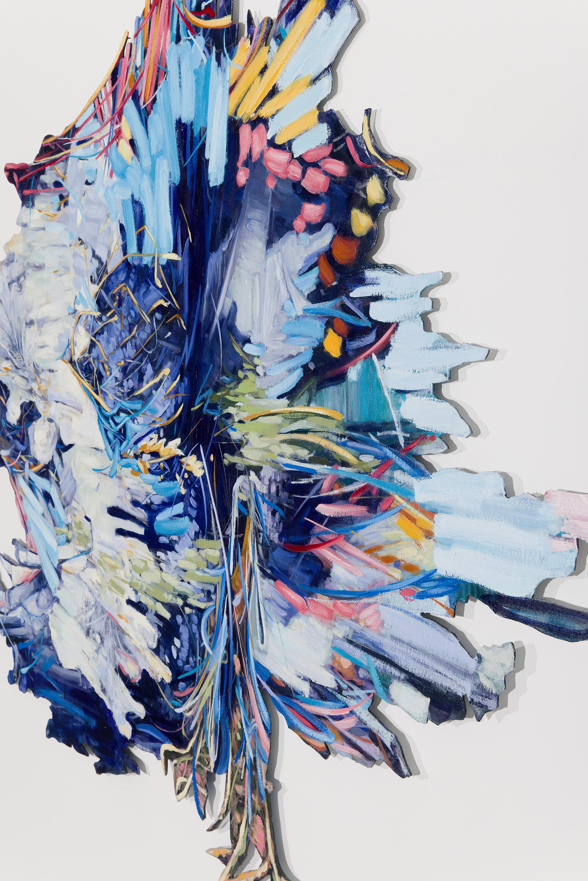 Divori tutto, dalla polvere alle particelle - Abstract Painting Grigio di Ann Marie Auricchio