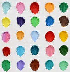 Spooning Daubs 3 - Commissioned Abstract Geometric Oil Painting