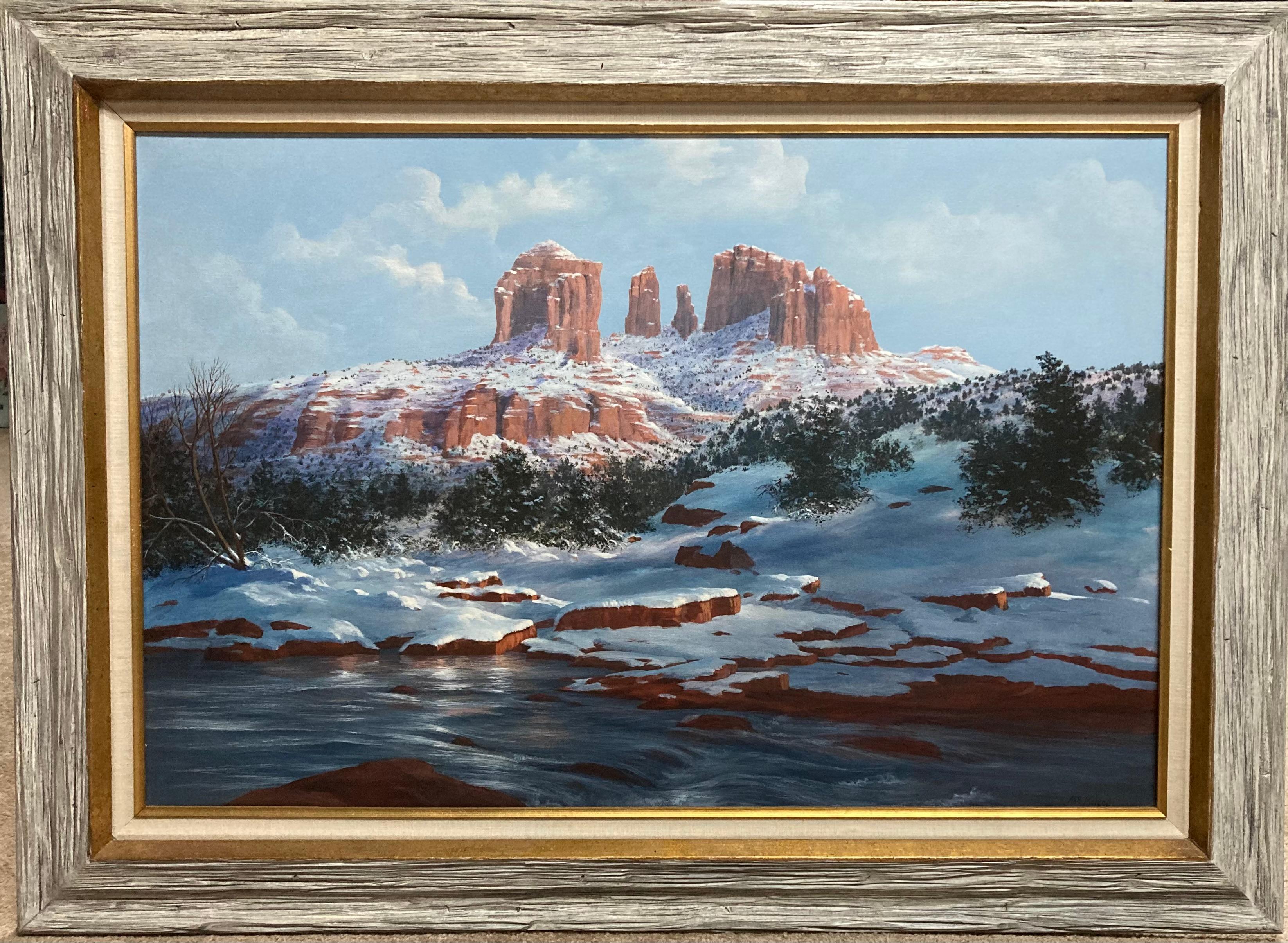 "Canyon" - Painting by Ann Mcleod 