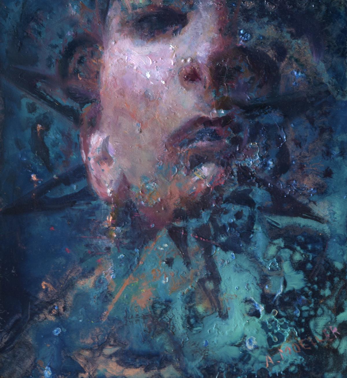 Ann Moeller Steverson Portrait Painting - "Infinite Connection, " Oil Painting