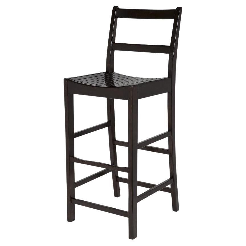 Ann Morris Bar Stool - Ebonized For Sale