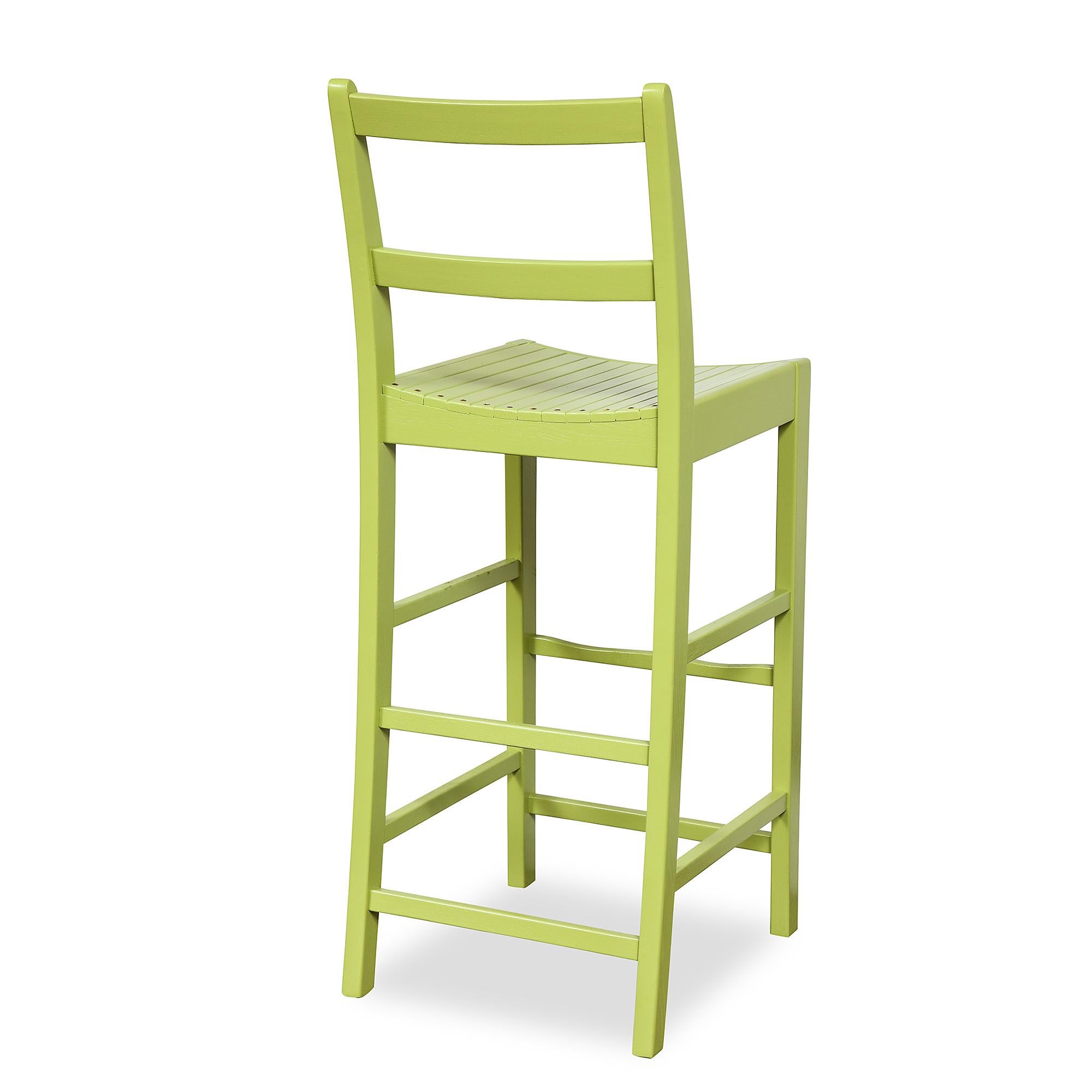 Ann Morris Bar Stool - Painted In New Condition For Sale In New York, NY