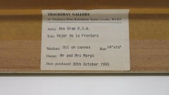 ANN ORAM R.S.W. (1956-) original signed impressionist oil painting SPANISH
