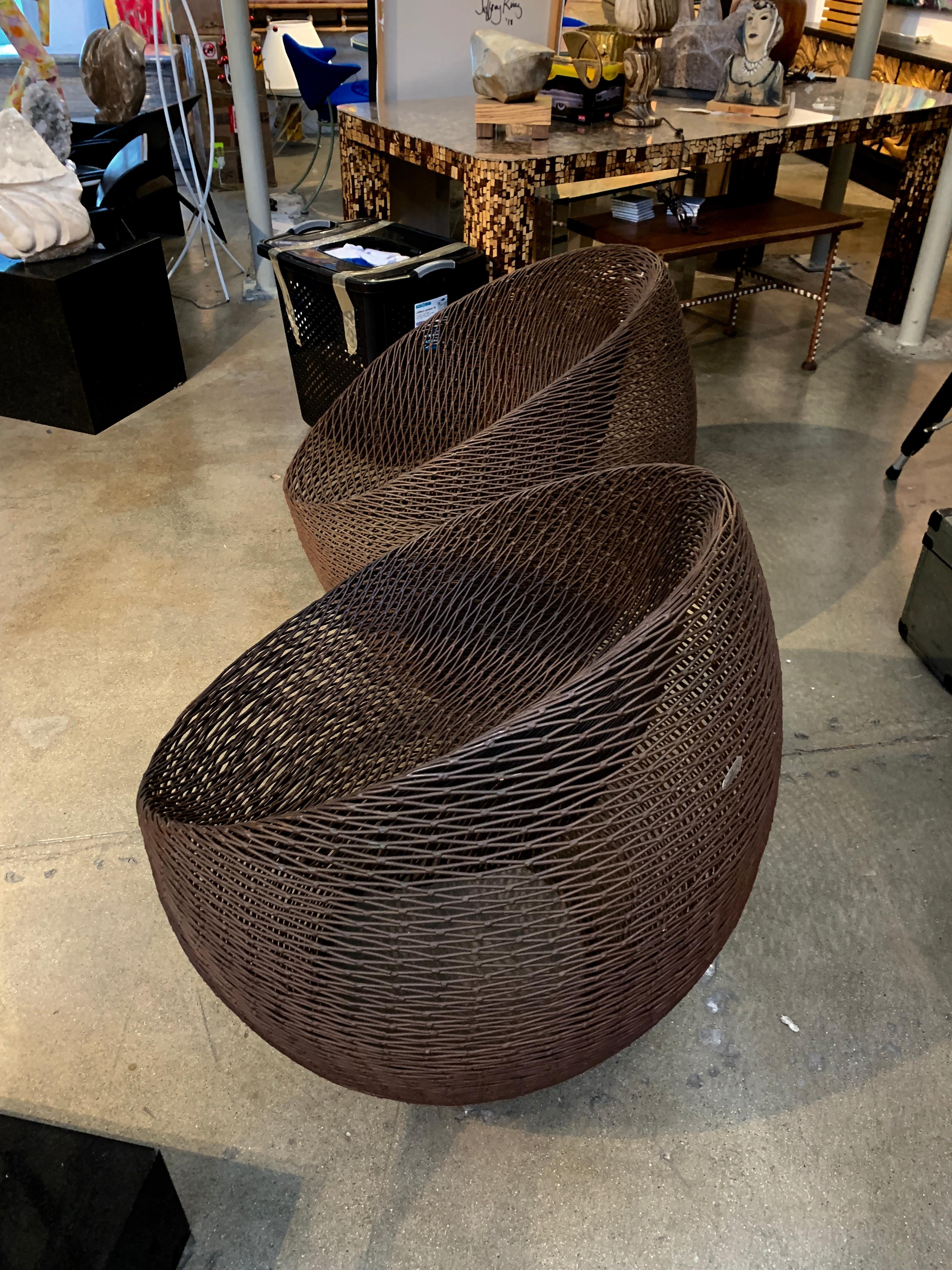Ann Pamintuan Cocoon Chairs In Good Condition In Palm Springs, CA