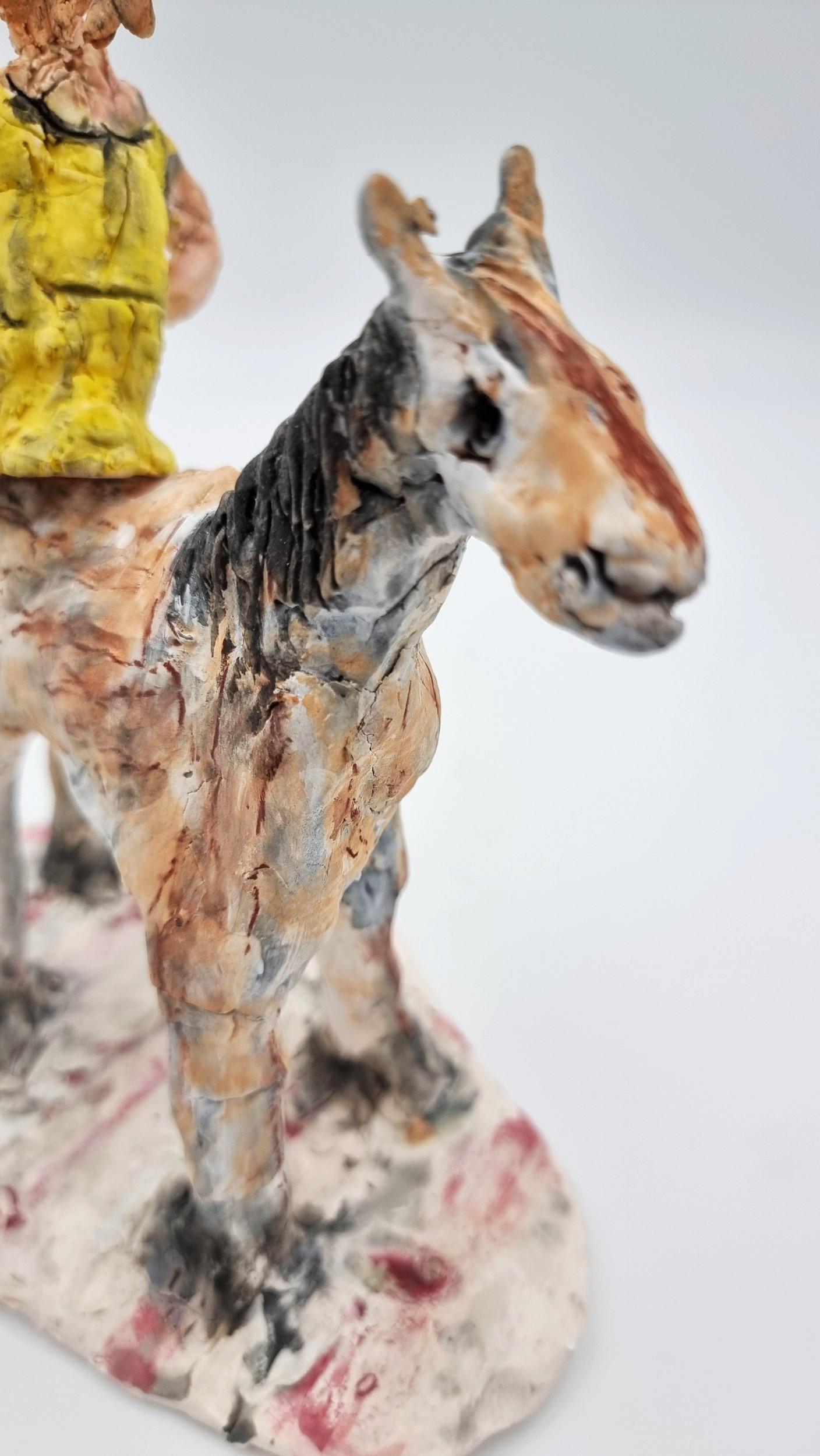 Acróbata femenina a caballo (Circo, Caprichoso, Viola Frey, Delicado, Juguetón) en venta 3