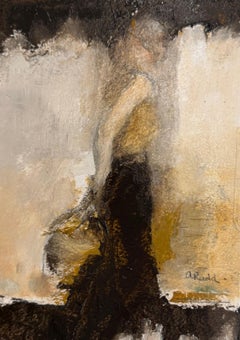 Step Forward, Contemporary Figurative Oil Painting by Ann Rudd