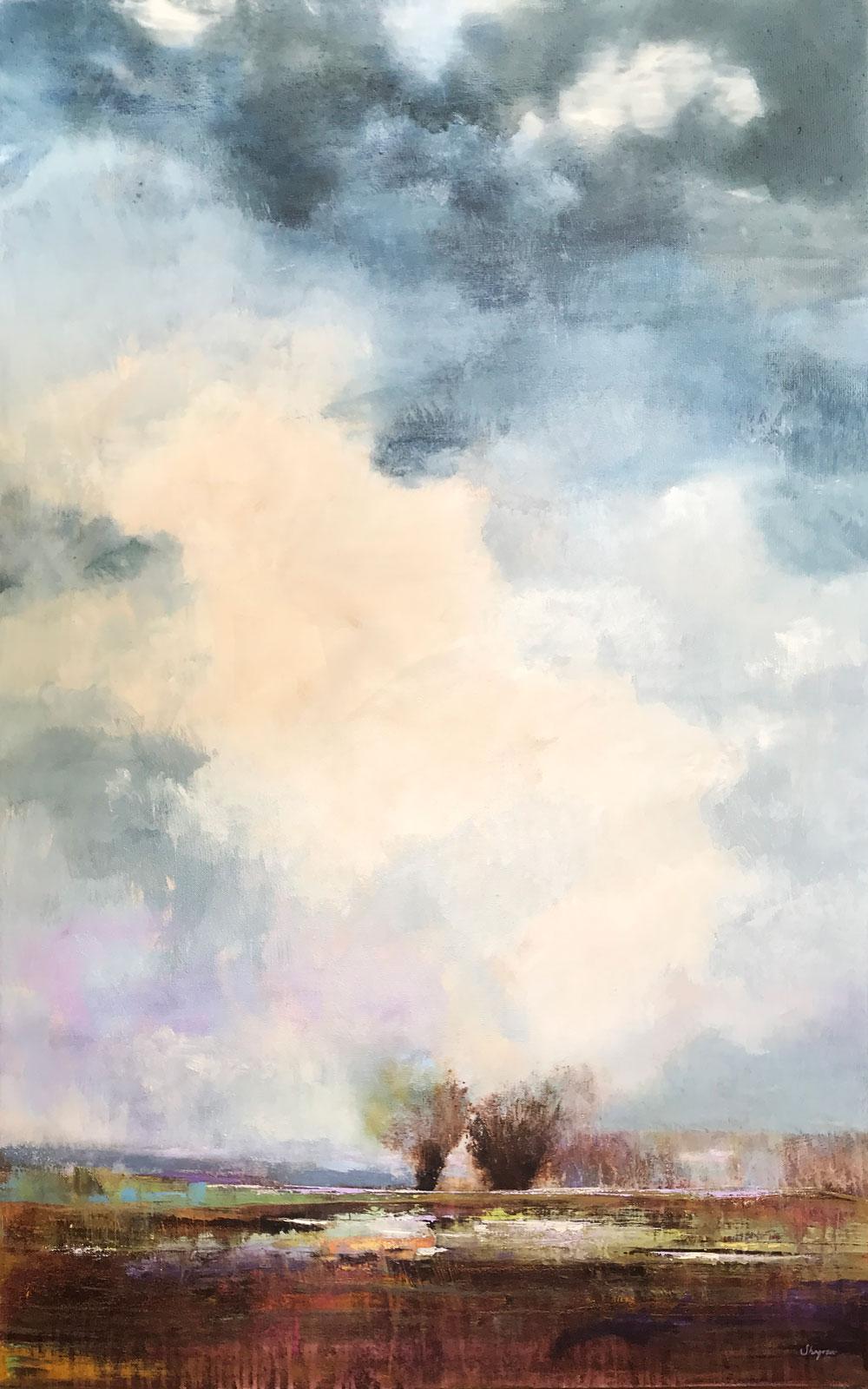 Ann Shogren Landscape Painting - A Day Away 3