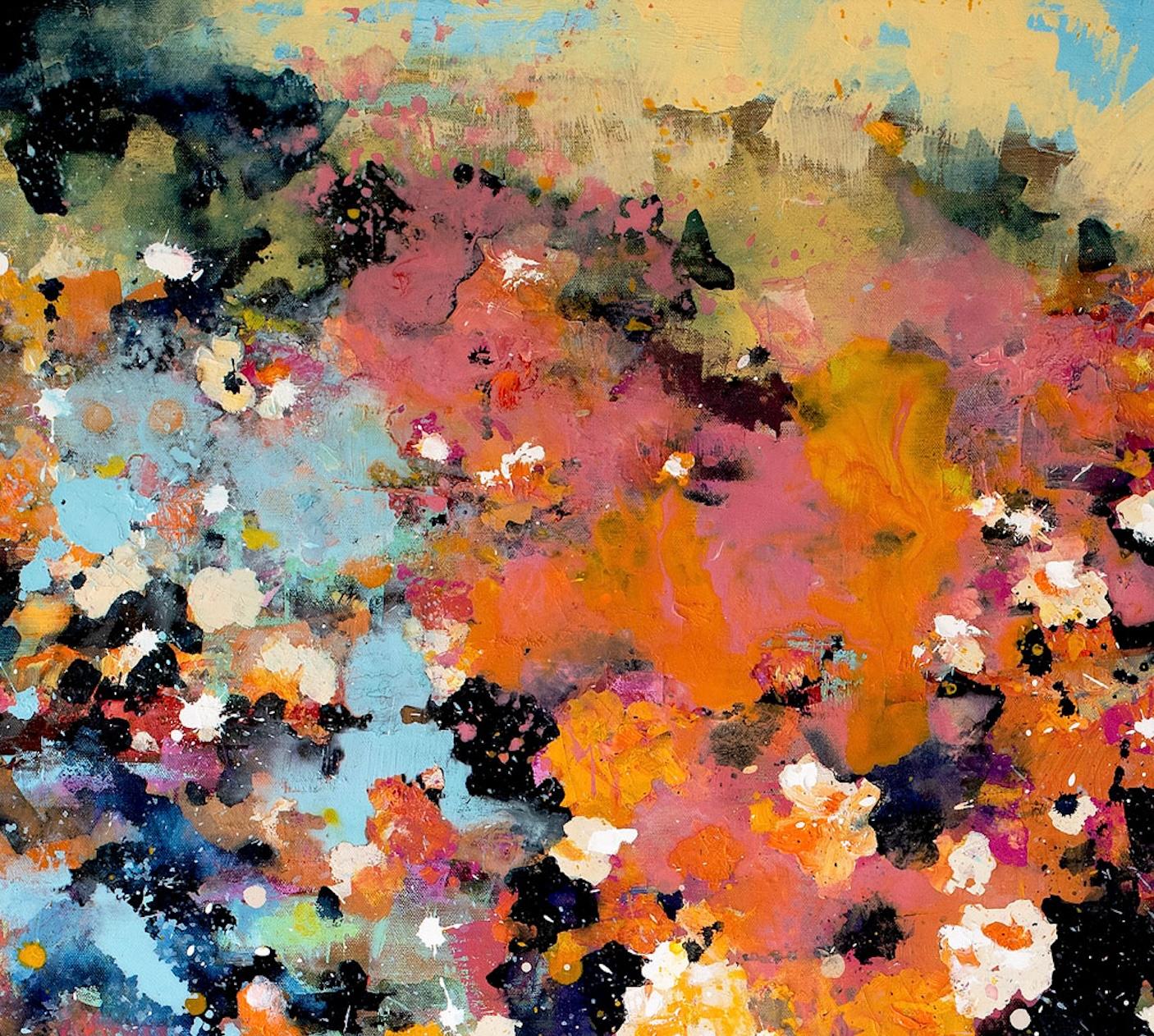 L'expressionniste abstraite Ann Shogren dépeint des paysages vivants et peint des tapisseries. en vente 1