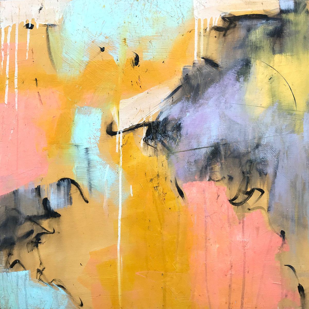 Ann Shogren Abstract Painting - Lush Dreams 2