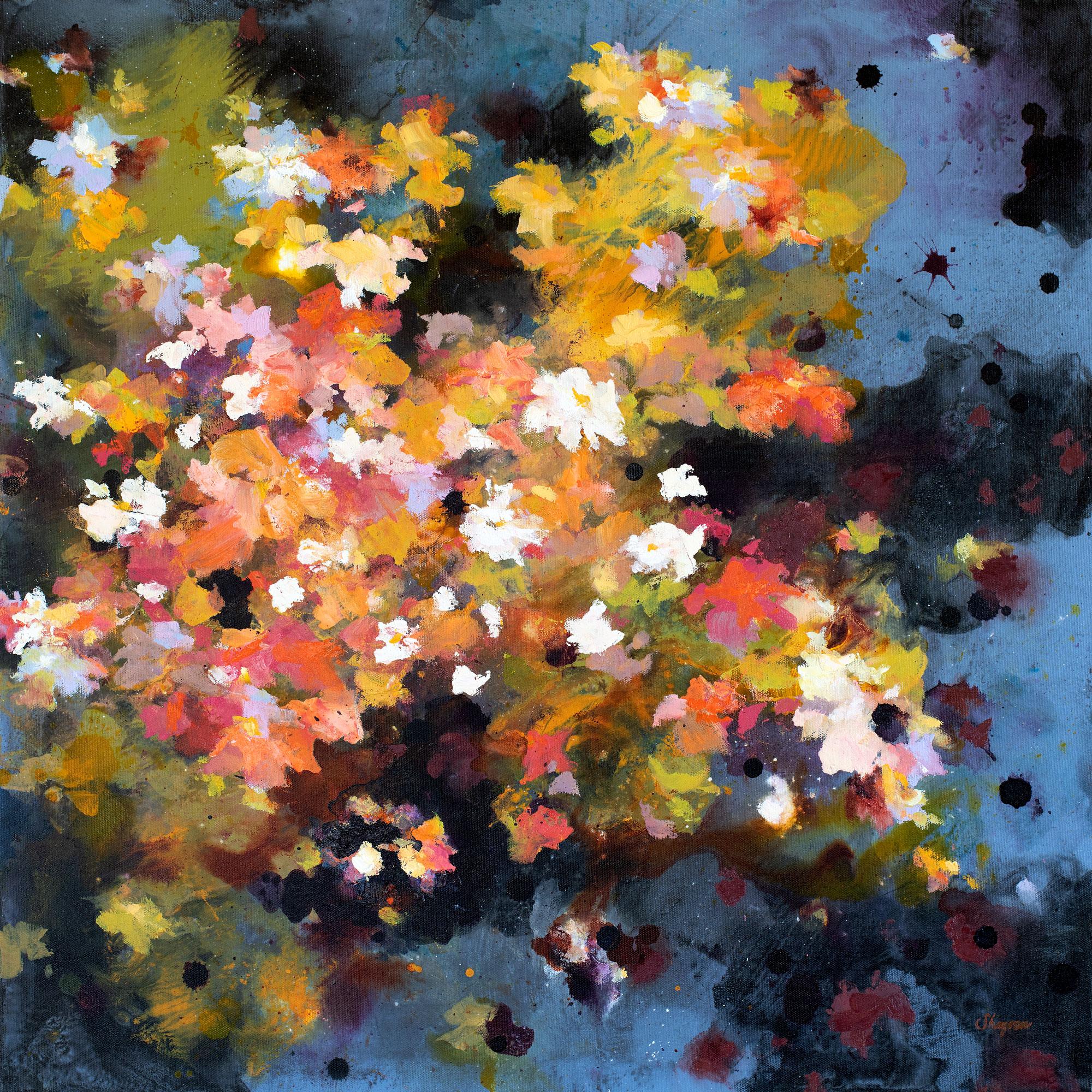 Ann Shogren Landscape Painting – Morgenmysterien 10