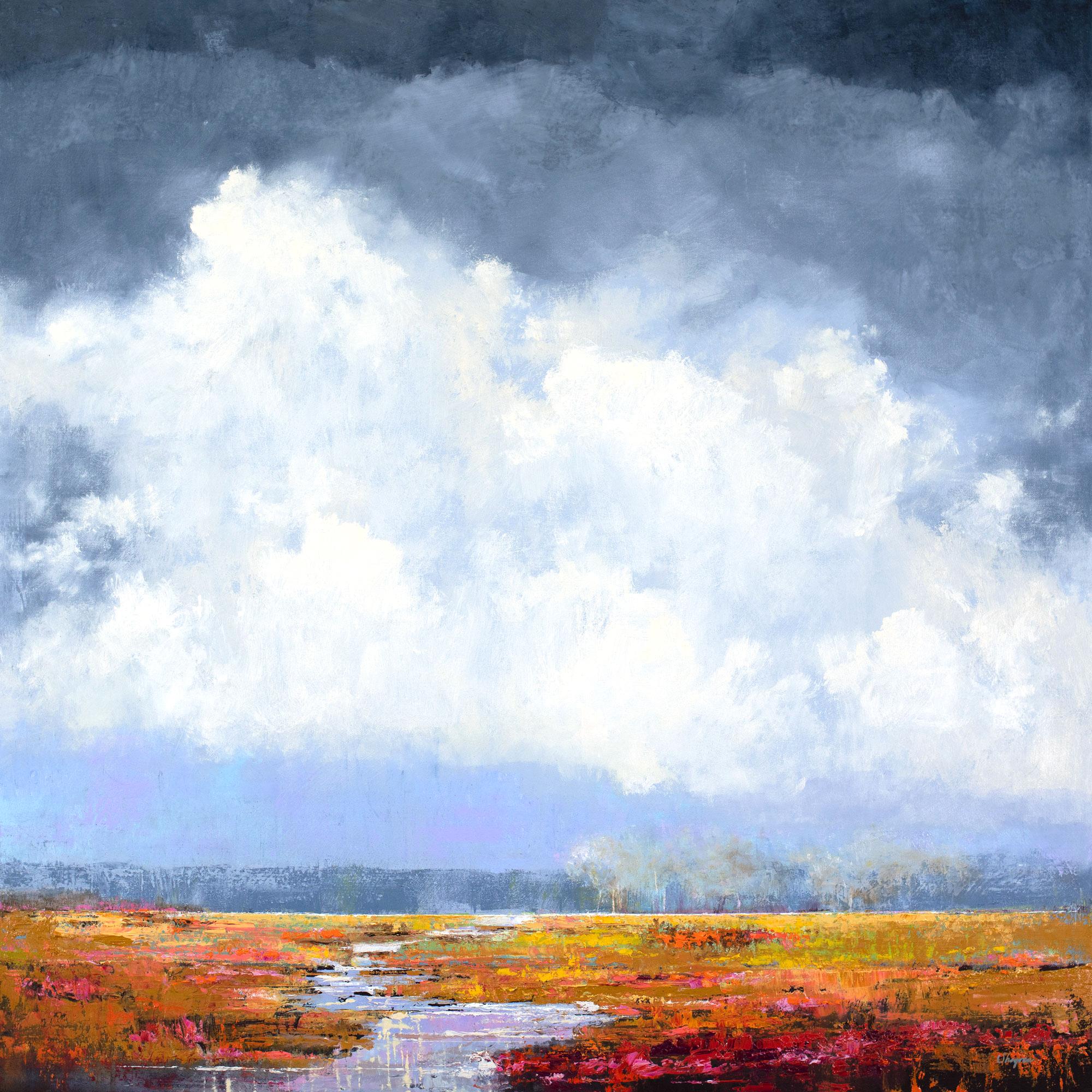 Ann Shogren Landscape Painting - Morning Mysteries 9