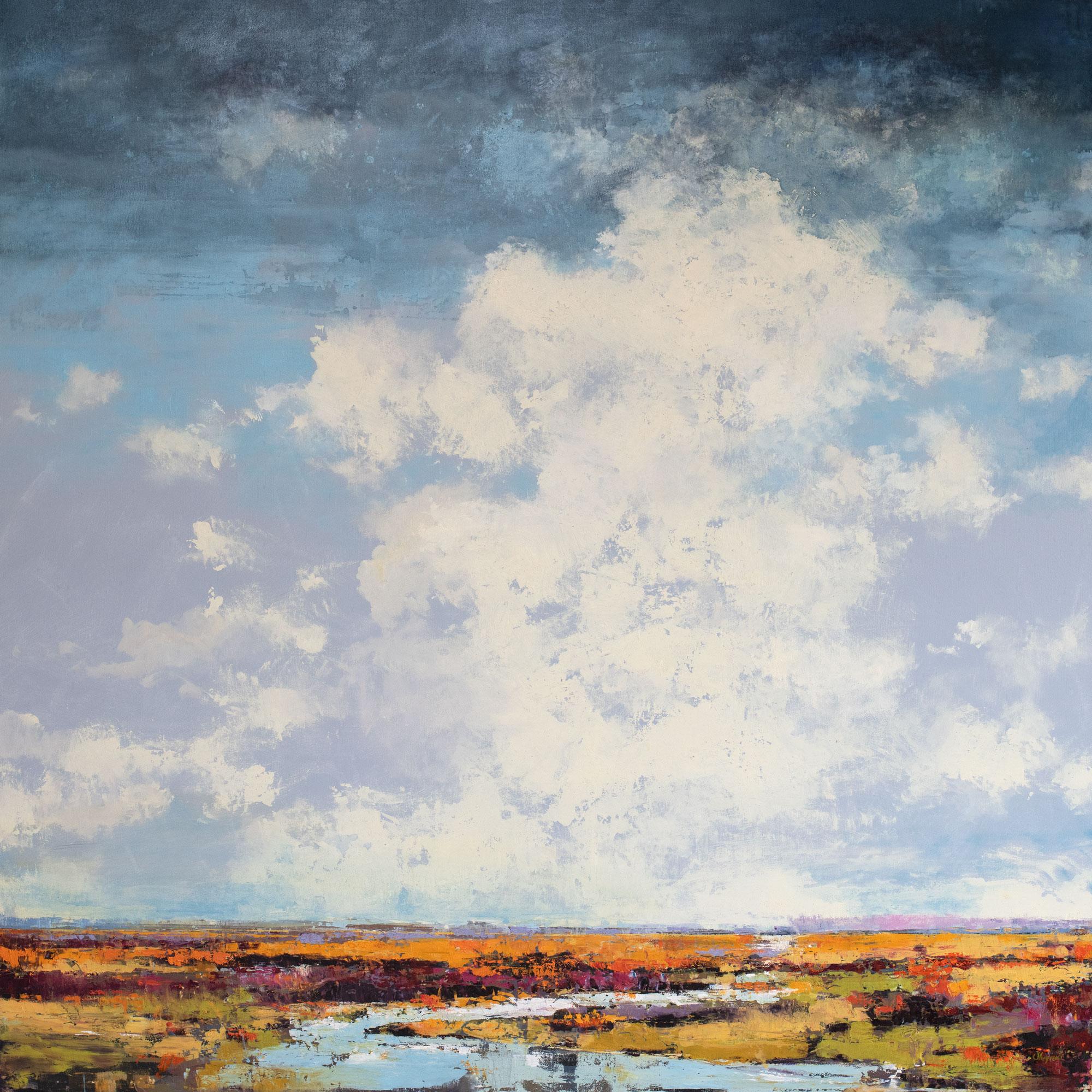 Landscape Painting Ann Shogren - Les chansons du matin 4