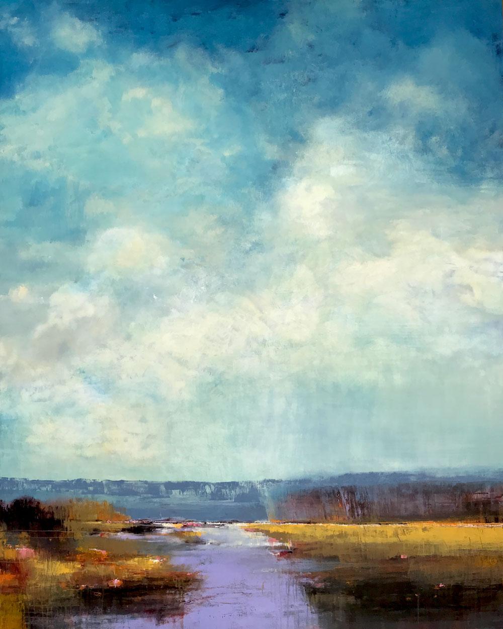 Ann Shogren Landscape Painting - Songs of the Morning