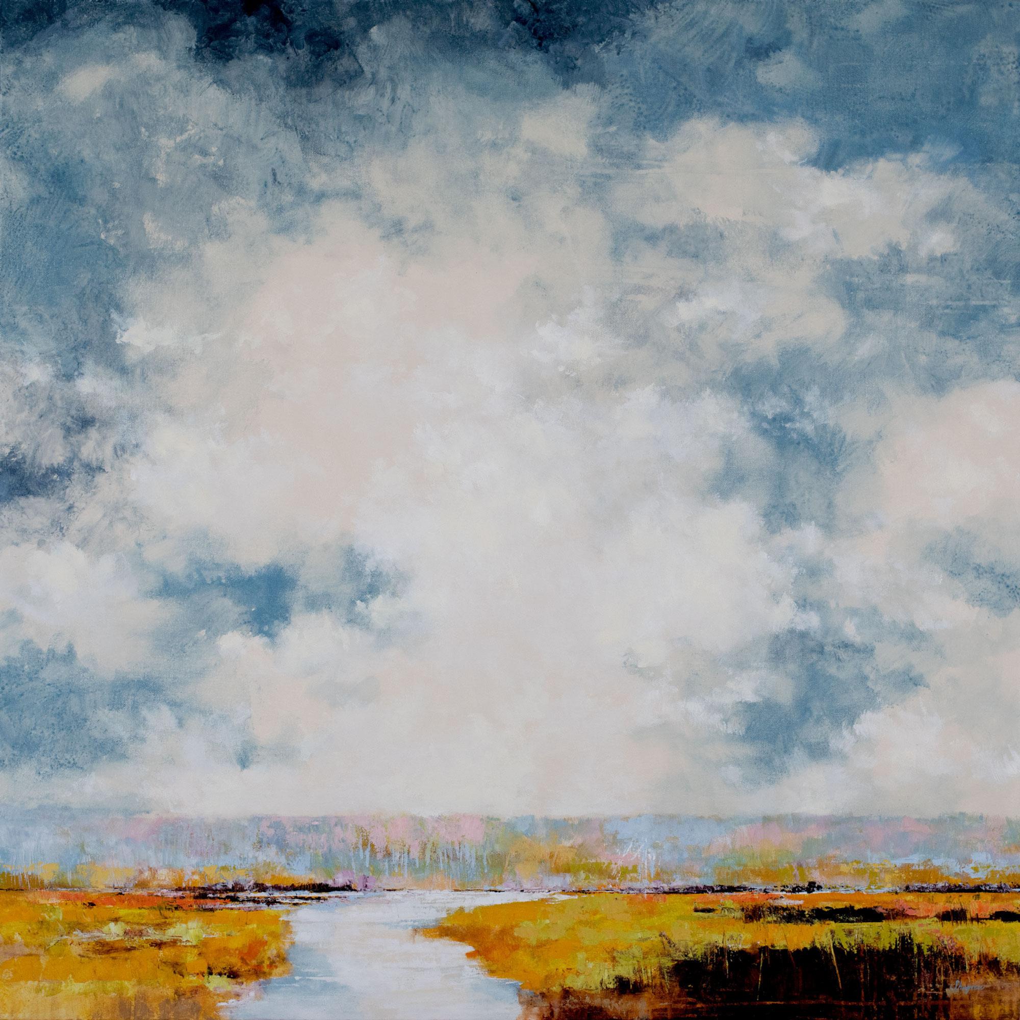 Landscape Painting Ann Shogren - Hommage à l'amour 5