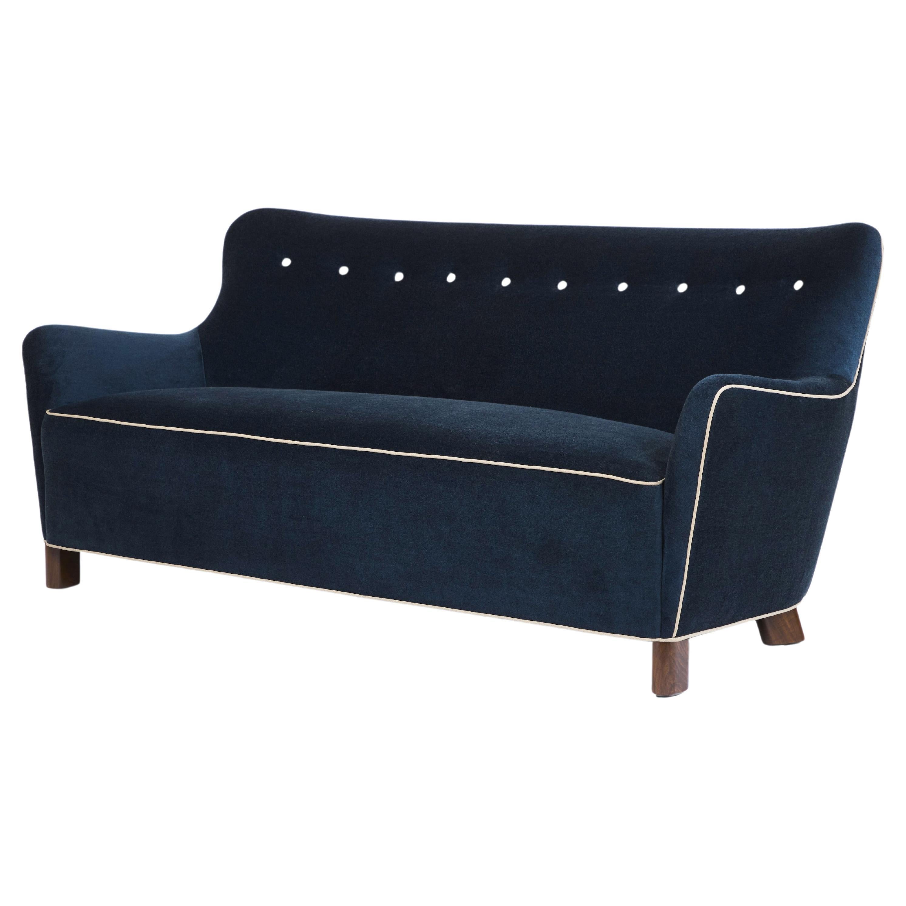 Ann Sofa Modern Curved Tight Back and Seat by Martin and Brockett