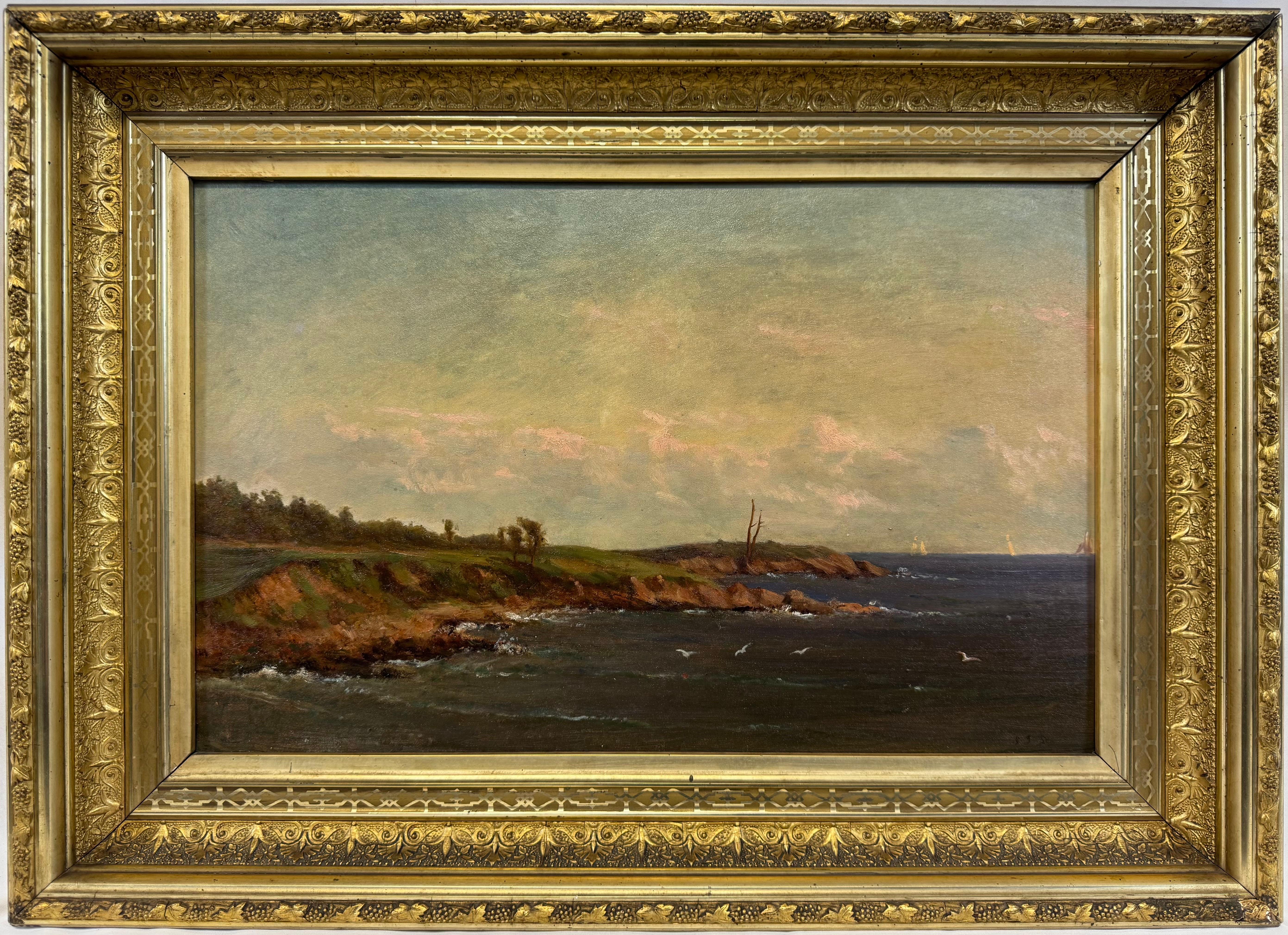 “Manchester-by-the-Sea” Ann Sophia Towne Darrah, 19th C. Female Artist American