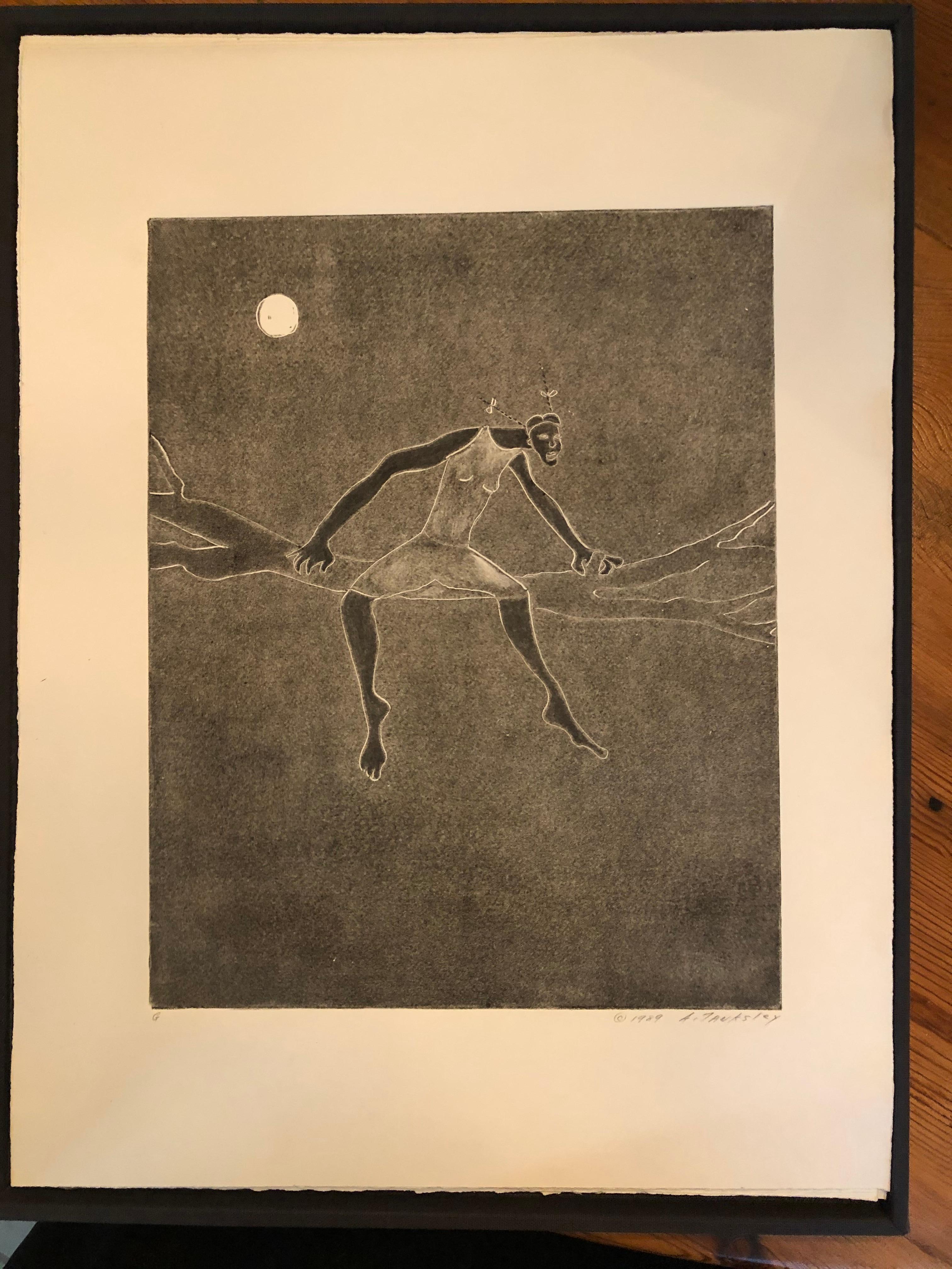 Monotype « Images of Zora » d'Ann Tanksley 2