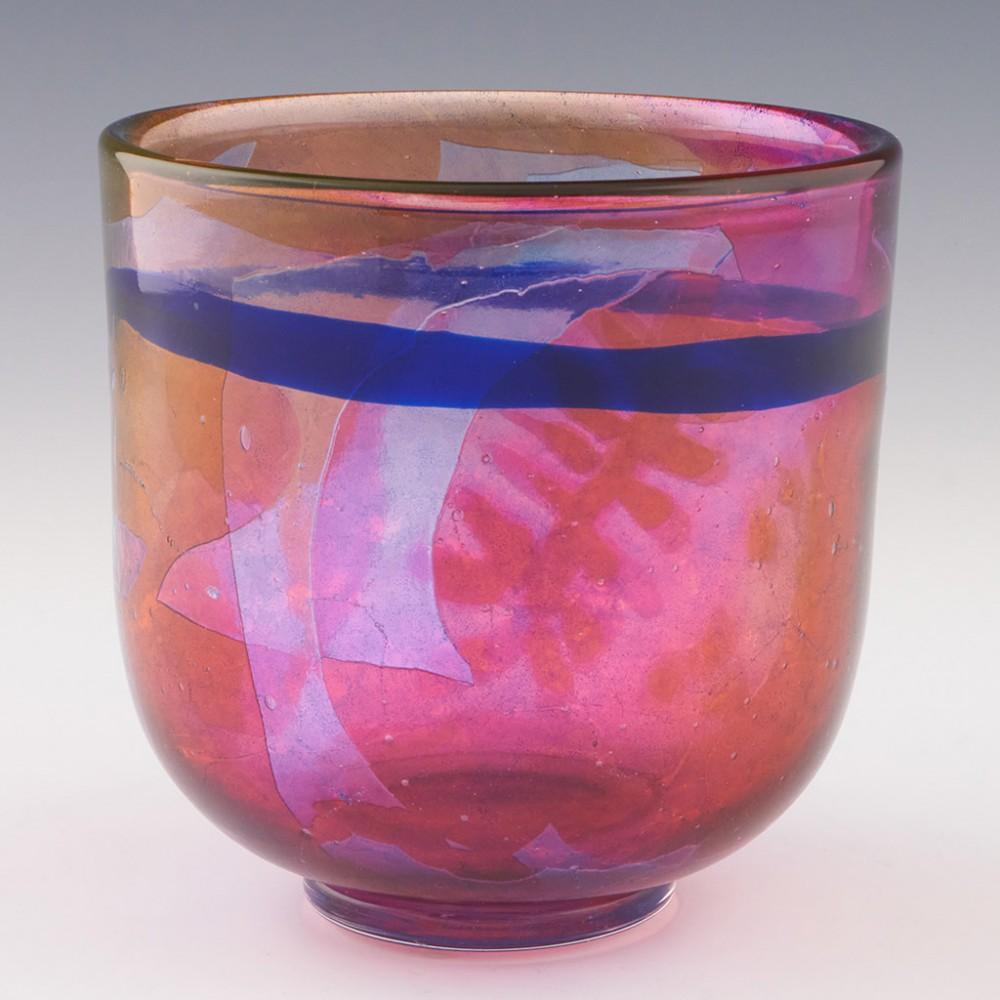Ann Warff for Kosta Boda Footed Bowl 1973 In Good Condition For Sale In Tunbridge Wells, GB