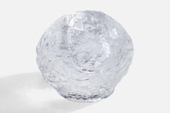 Ann Wolff, Storm Tea Light Holder, Glass, Sweden, 1970s