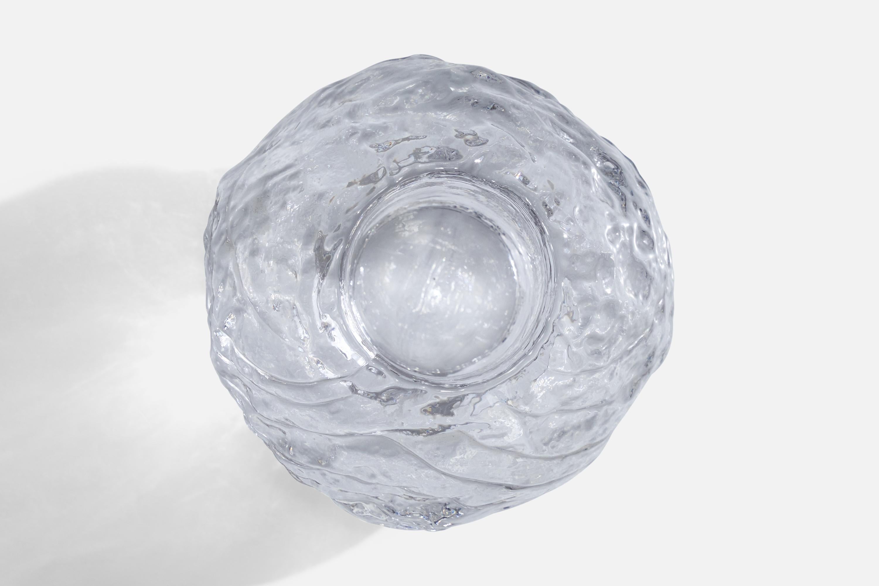 Ann Wolff, Sturm-Teeleuchtenhalterung, Glas, Schweden, 1970er Jahre (Ende des 20. Jahrhunderts) im Angebot