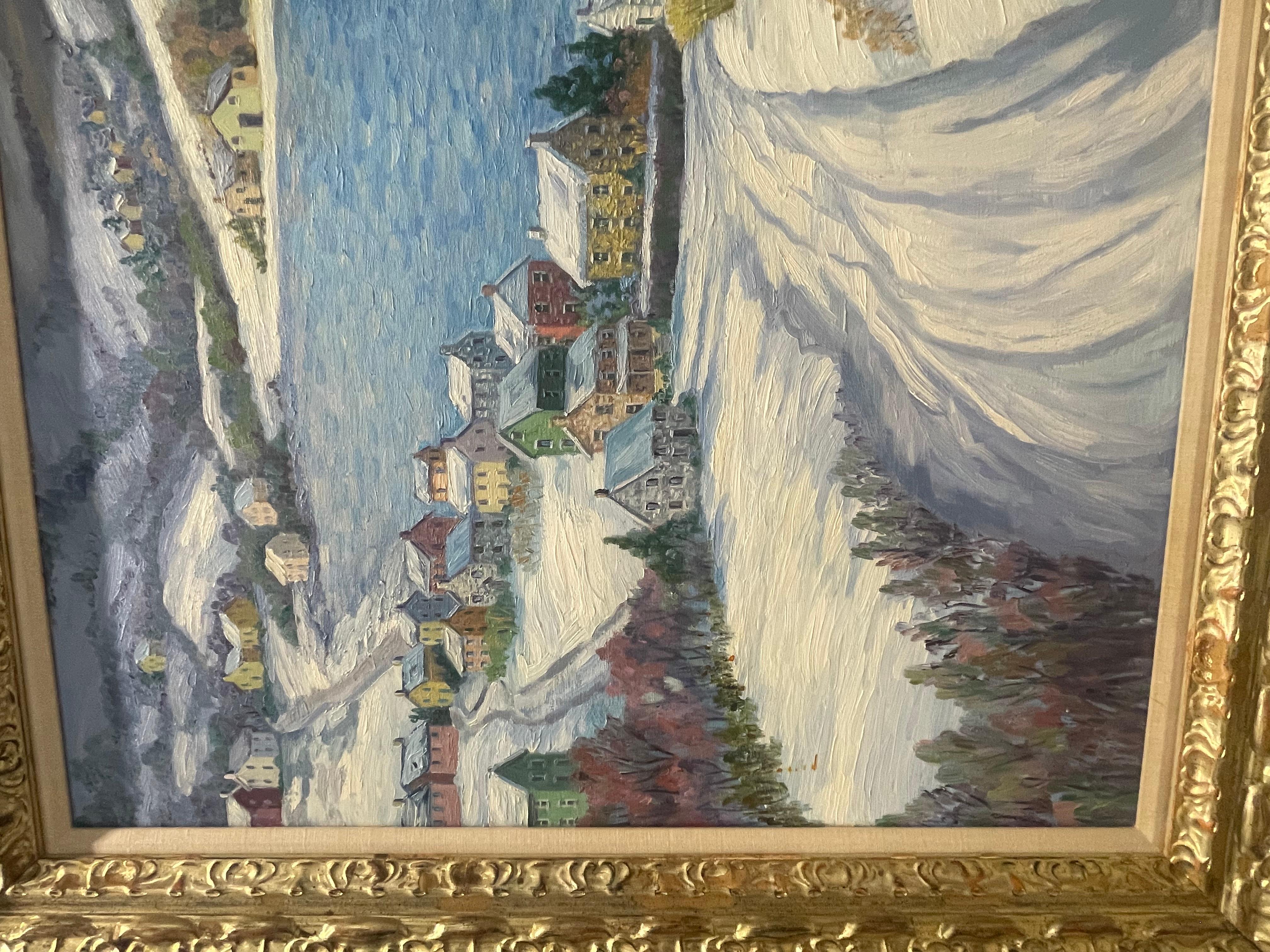 Il s'agit d'une peinture à l'huile originale d'Ann Yost Whitesell. En parfait état. Le tableau fait 53x46