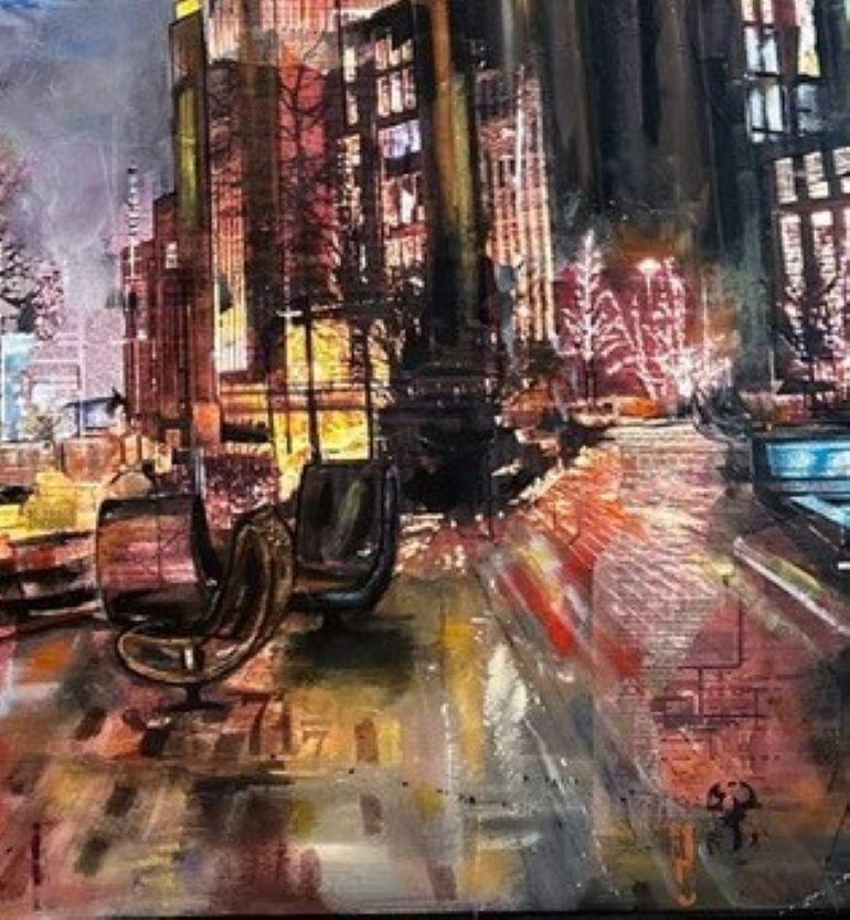 Kraftwerk Battersea (Zeitgenössisch), Painting, von Anna Allworthy