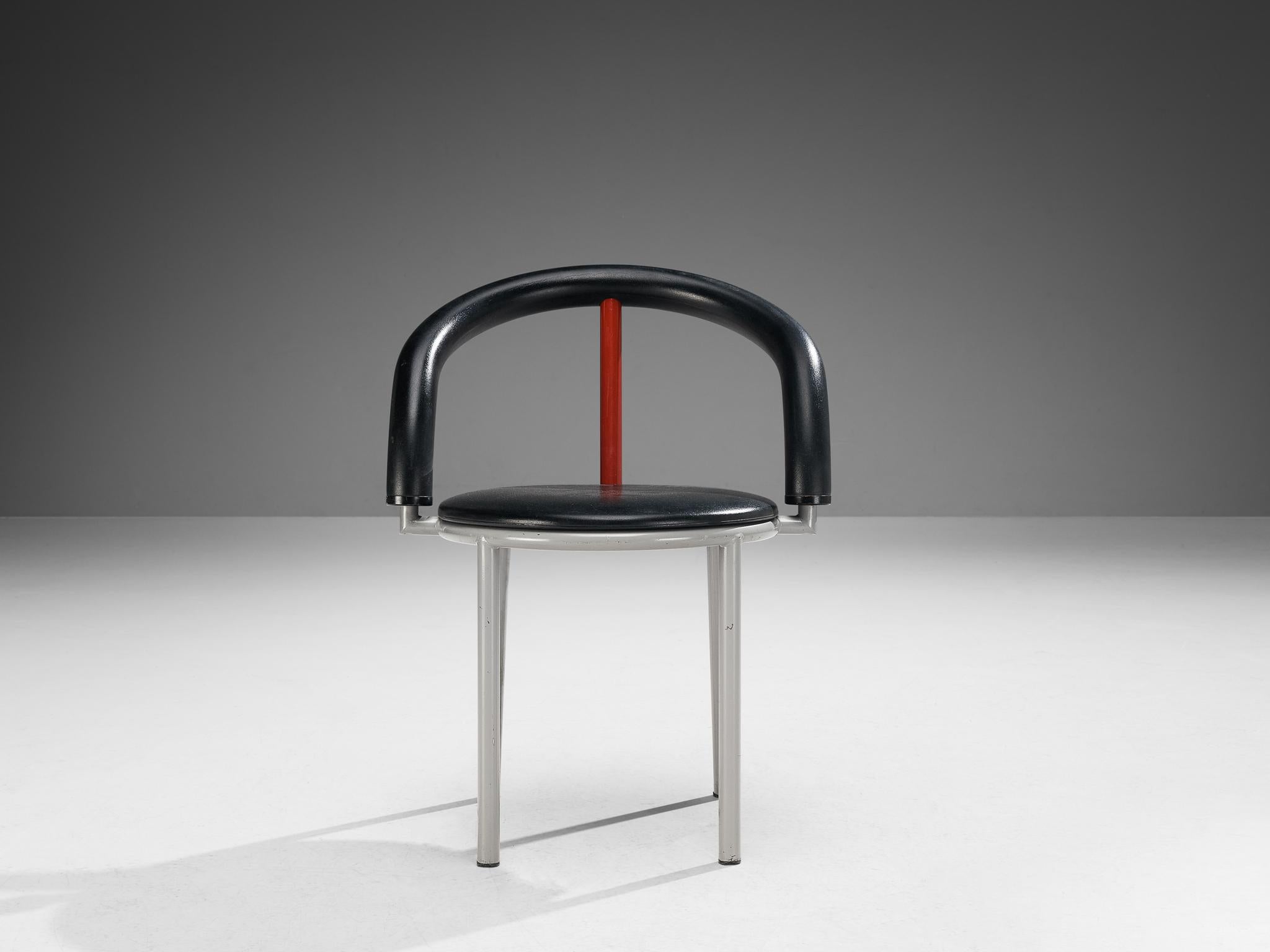 Anna Anselmi per Bieffeplast Set di dieci sedie da pranzo 