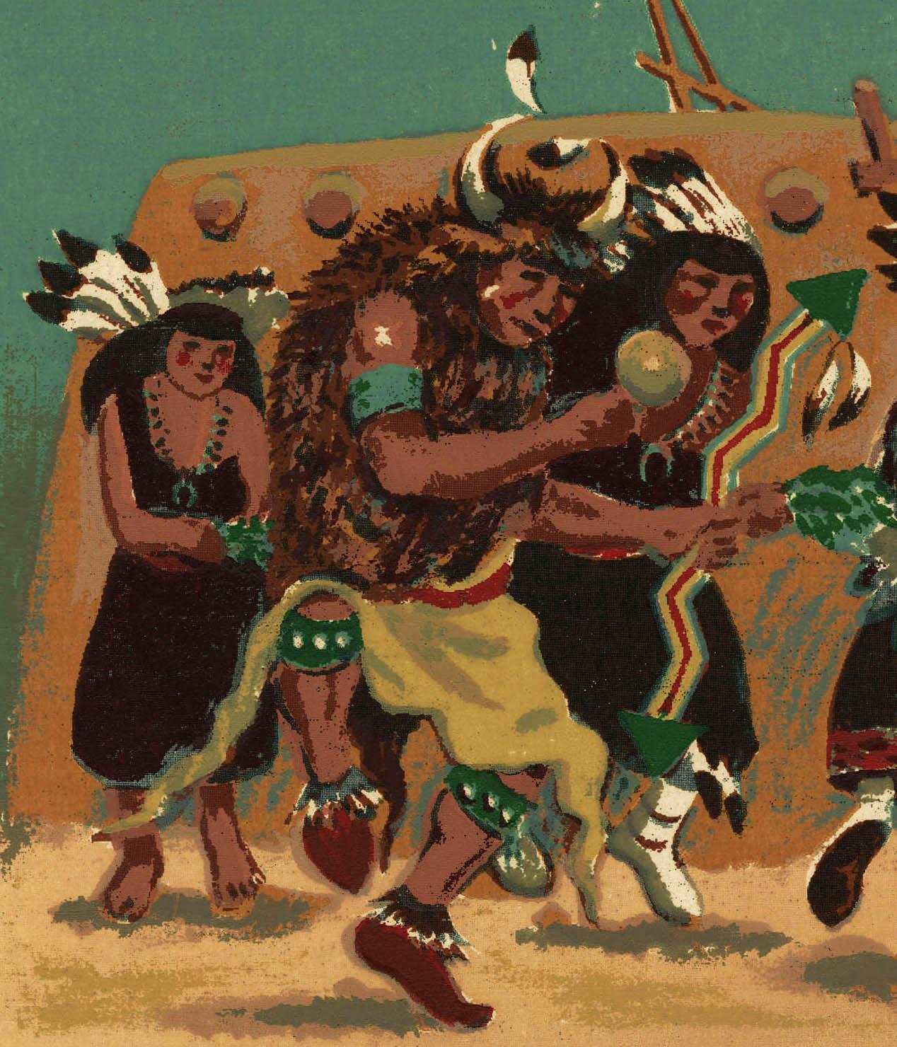 Buffalo Dance - Print by Anna Barry