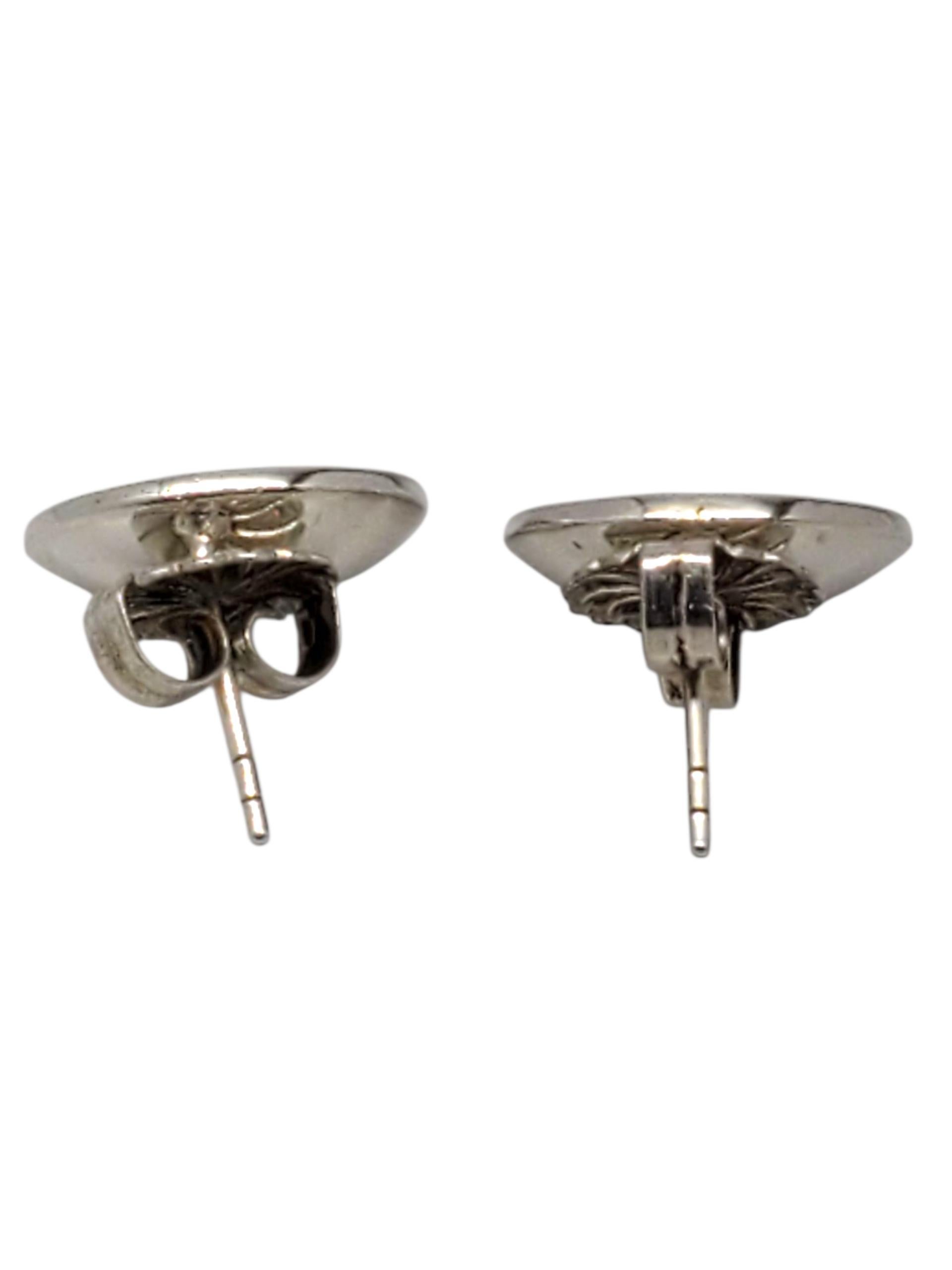Contemporaneo Anna Beck in argento 925 placcato oro Dot Dot Dot  Orecchini a disco #22613 in vendita