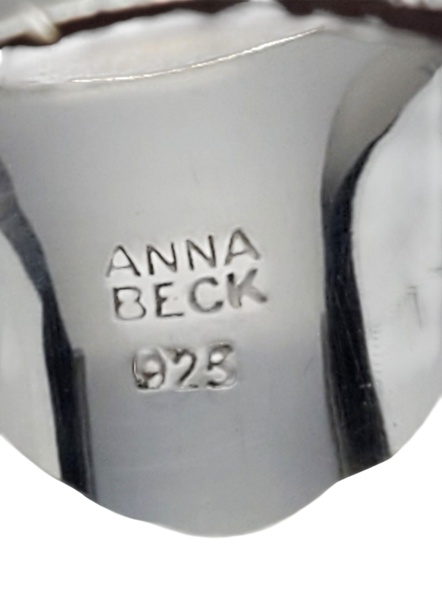 Anna Gili Anello in argento placcato oro con Dot Dot Dot Taglia 9 #22598 in vendita 1