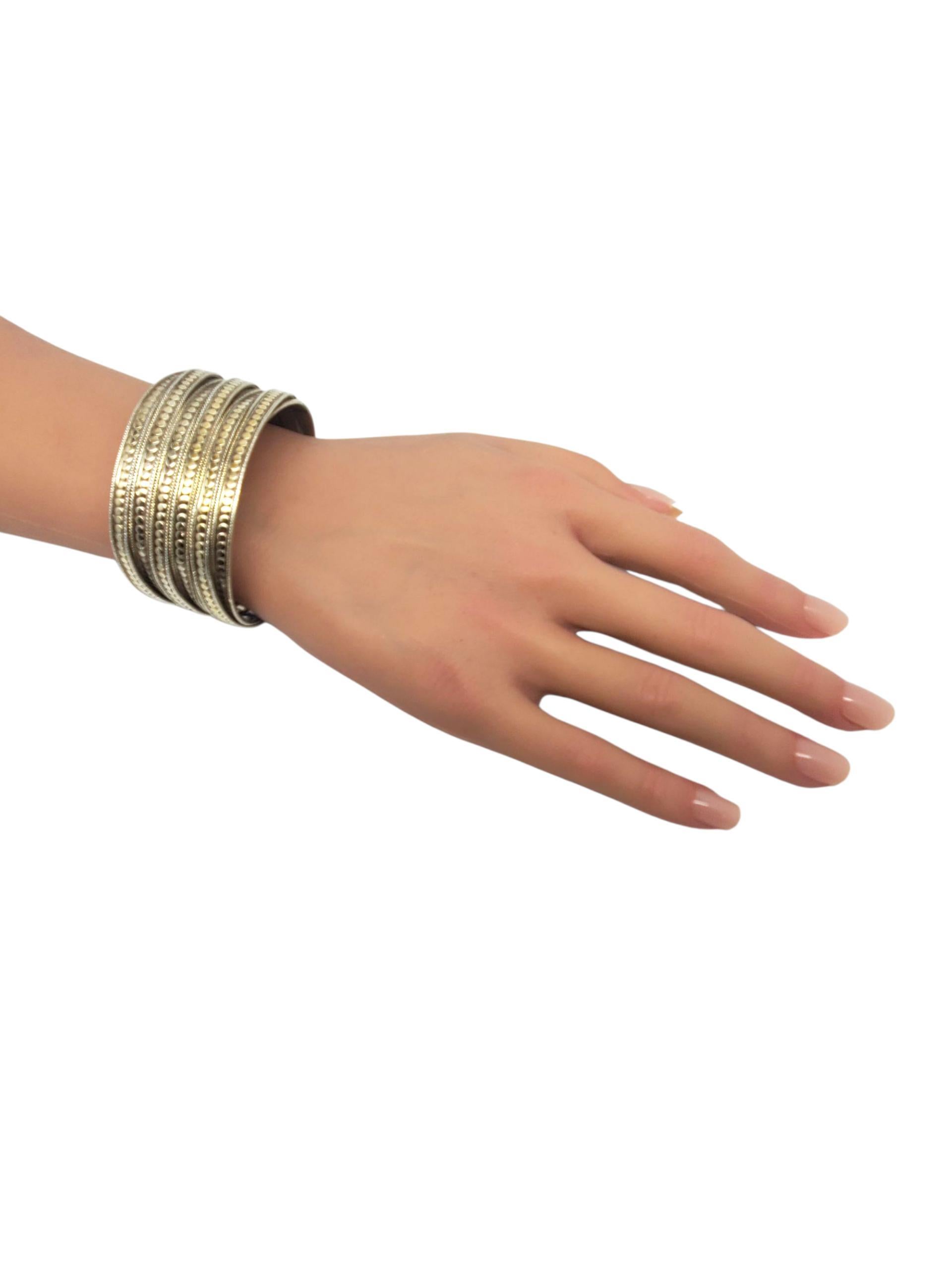 Anna Beck Bracciale a corda larga in argento Sterling #23307 in vendita 2