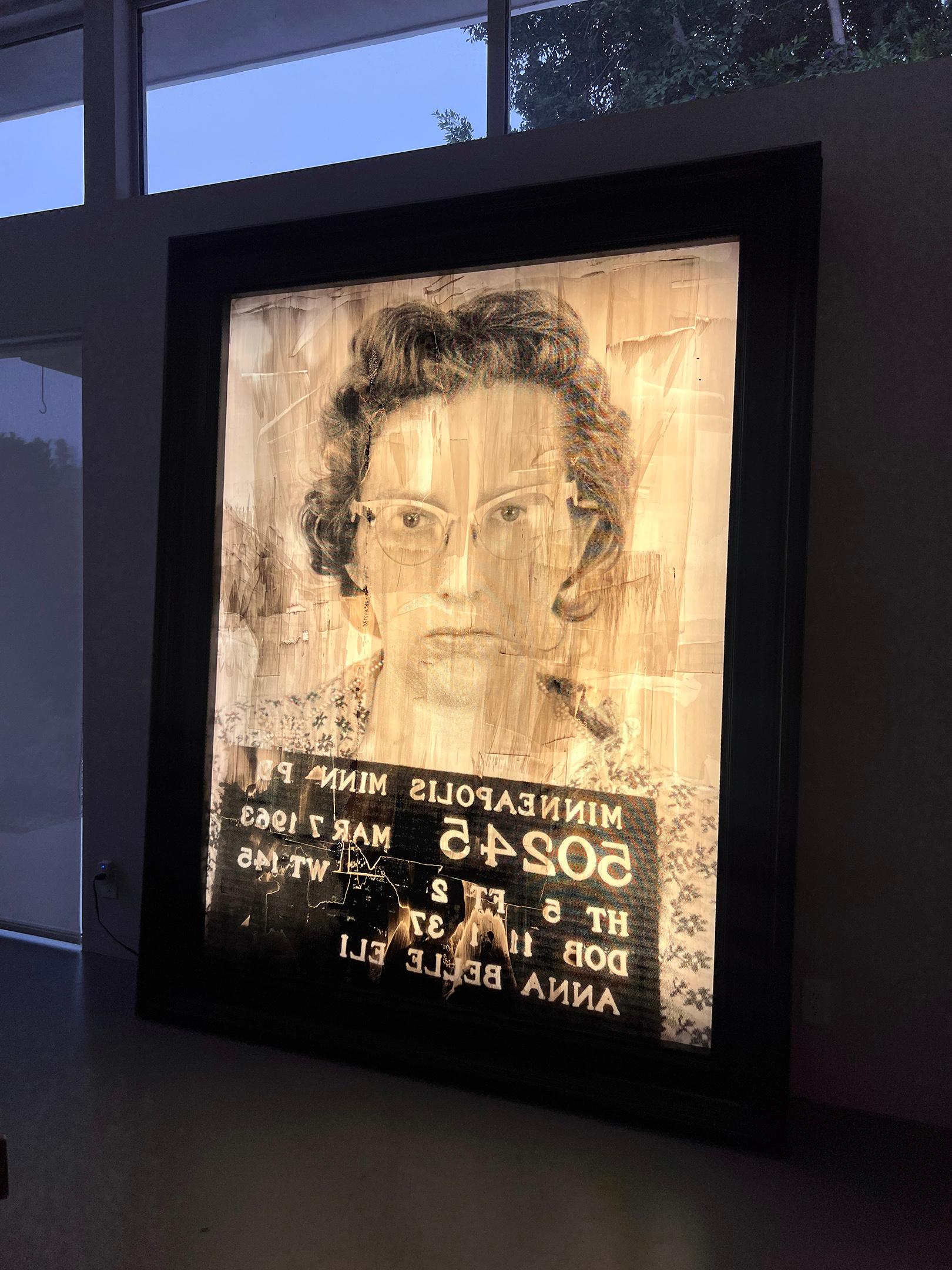 XXI secolo e contemporaneo Anna Belle, Emulsione e olio, Monumetal 7'x9' Lightbox, Blaine Halvorson, 2008 in vendita