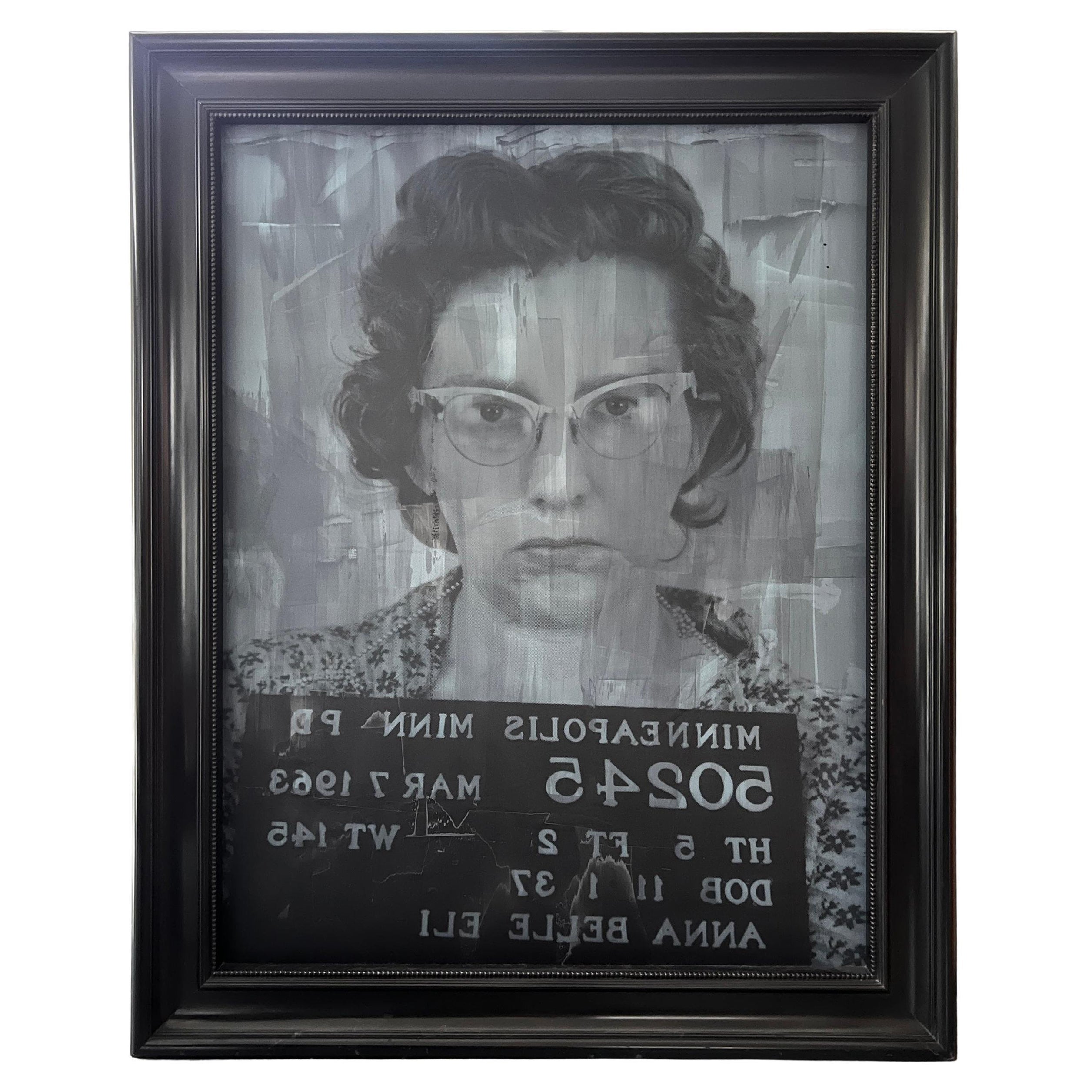 Anna Belle, Emulsion 
Öl, Monumetal 7
x9
 Leuchtkasten, Blaine Halvorson, 2008 im Angebot