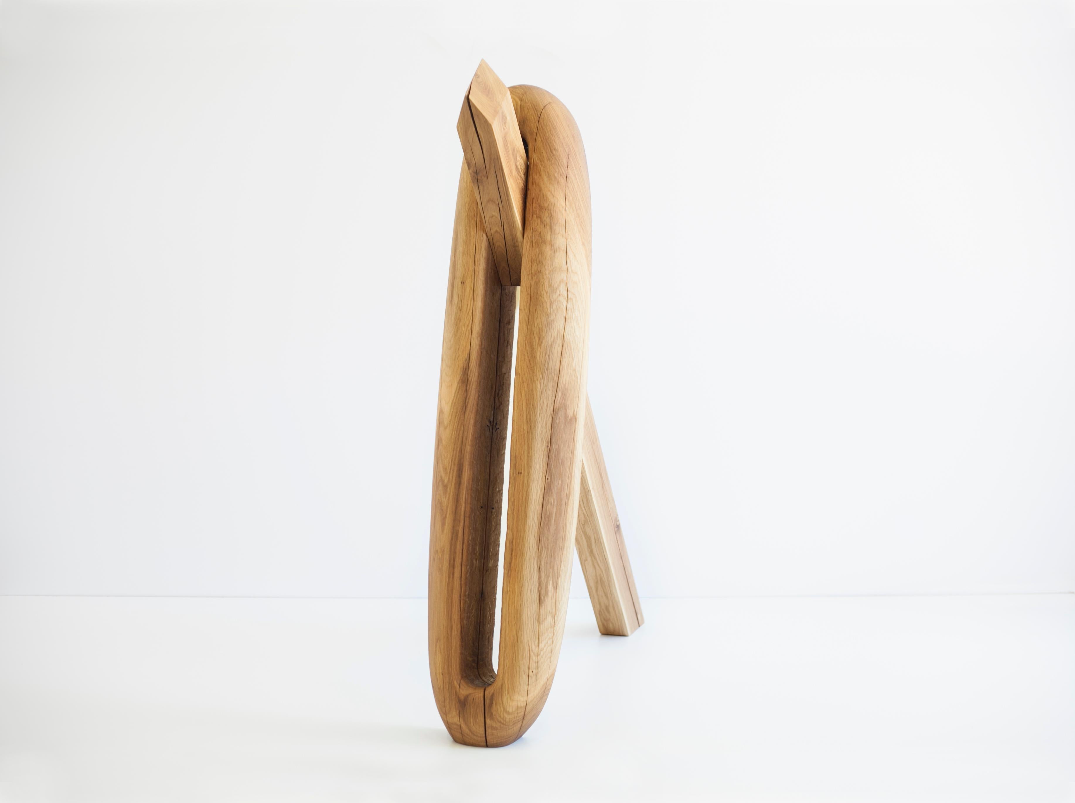 Anna Bera CD N29 by Nów
Designed by Anna Bera
Dimensions: D 110 x W 27 x H 121 cm
Materials: oak wood

As an artist, woodcarver and carpenter, Anna creates wooden furniture pieces, mainly storages and cabinets crafted by hand in limited