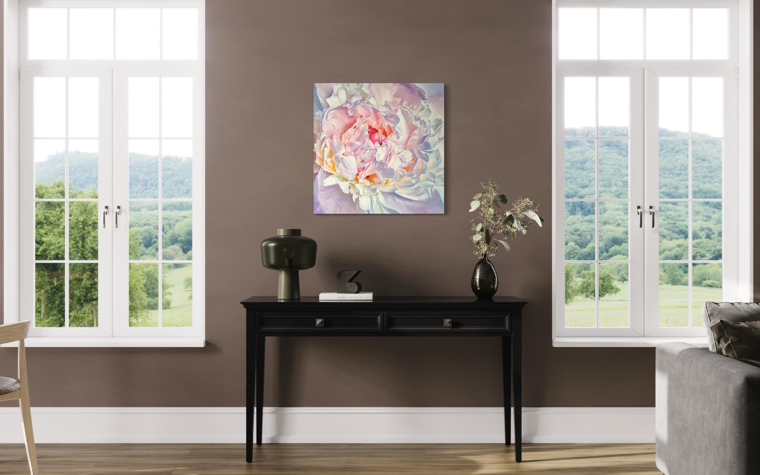 Original Oil Still Life Painting Lace of Petals 5