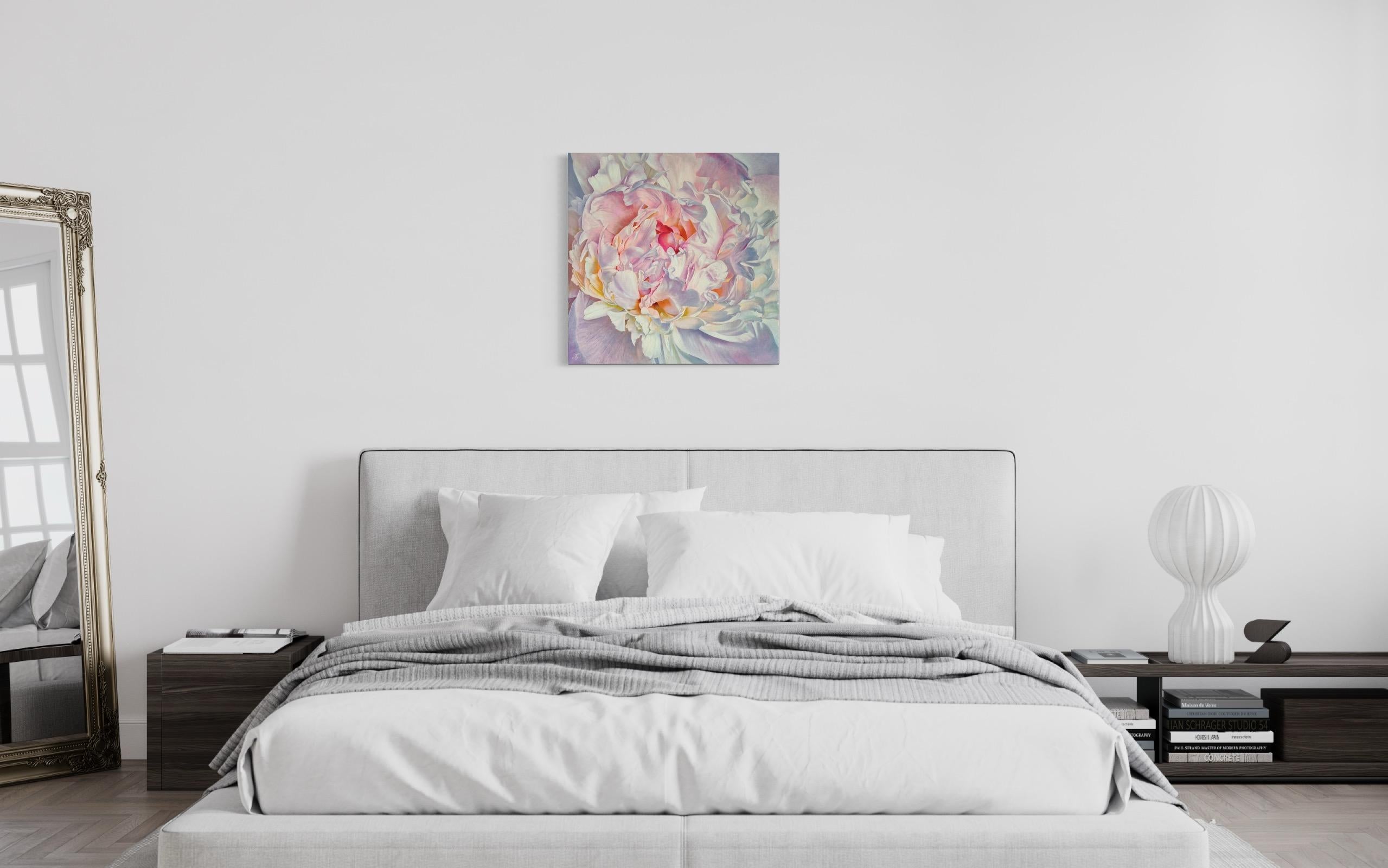 Original Oil Still Life Painting Lace of Petals 6
