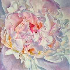 Original Oil Still Life Painting Lace of Petals