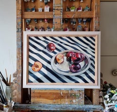 Still Life Painting PLUMS DREAM OF THE SEA