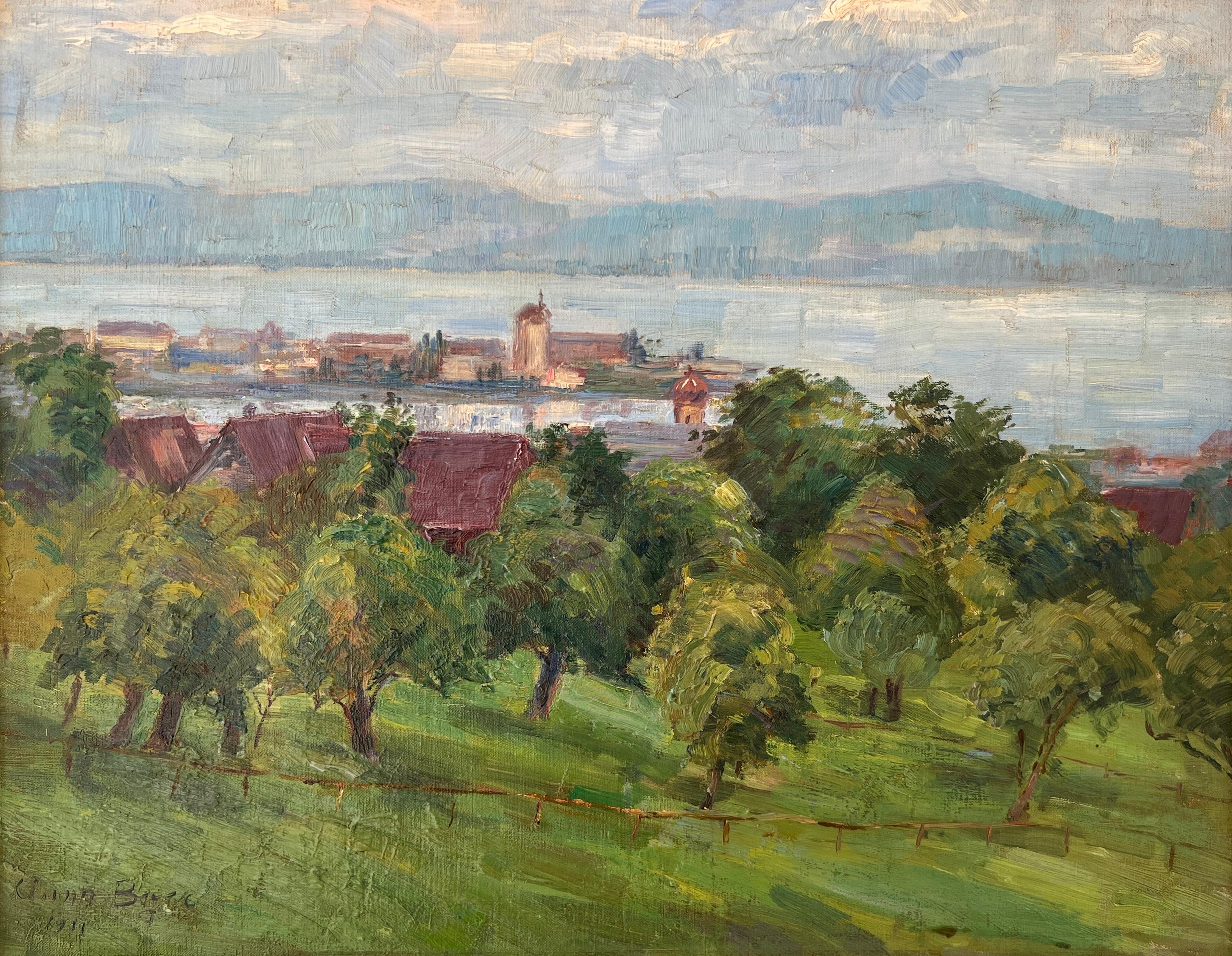 Lake Geneva with a view of the Jura