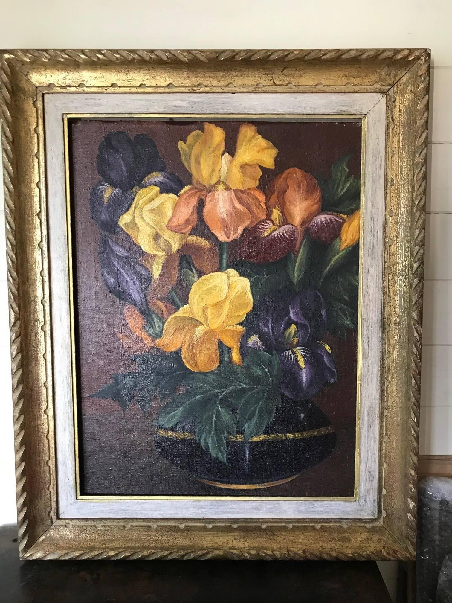 A stunning oil on canvas framed still life of a Bouquet of Flowers signed A Bolcewicz.